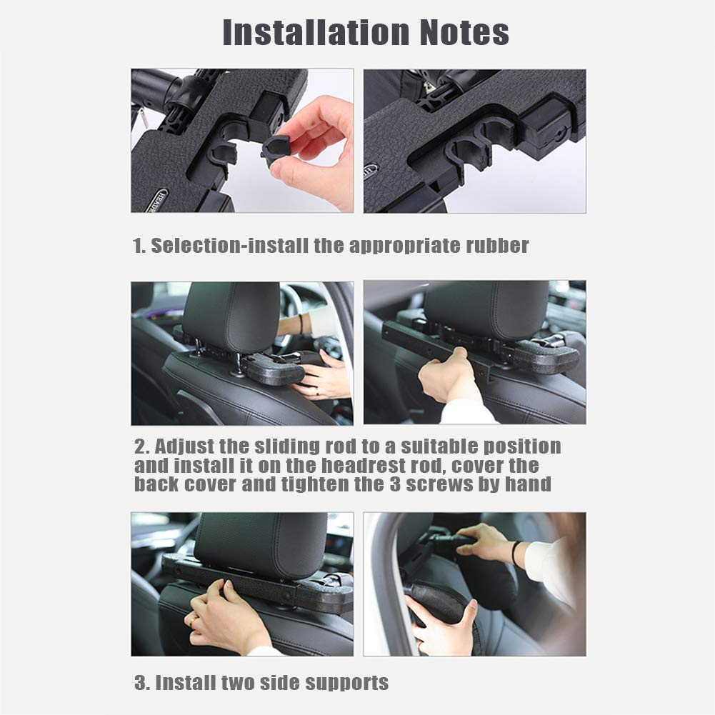 Universal Car Oreiller, 180 ° Réglable Cou Tête De Sommeil Voyage Oreiller Côté Voiture Soutien, Design Ergonomique En Forme De U Apaise La Colonne Vertébrale Cervicale, Grand Sommeil Solution