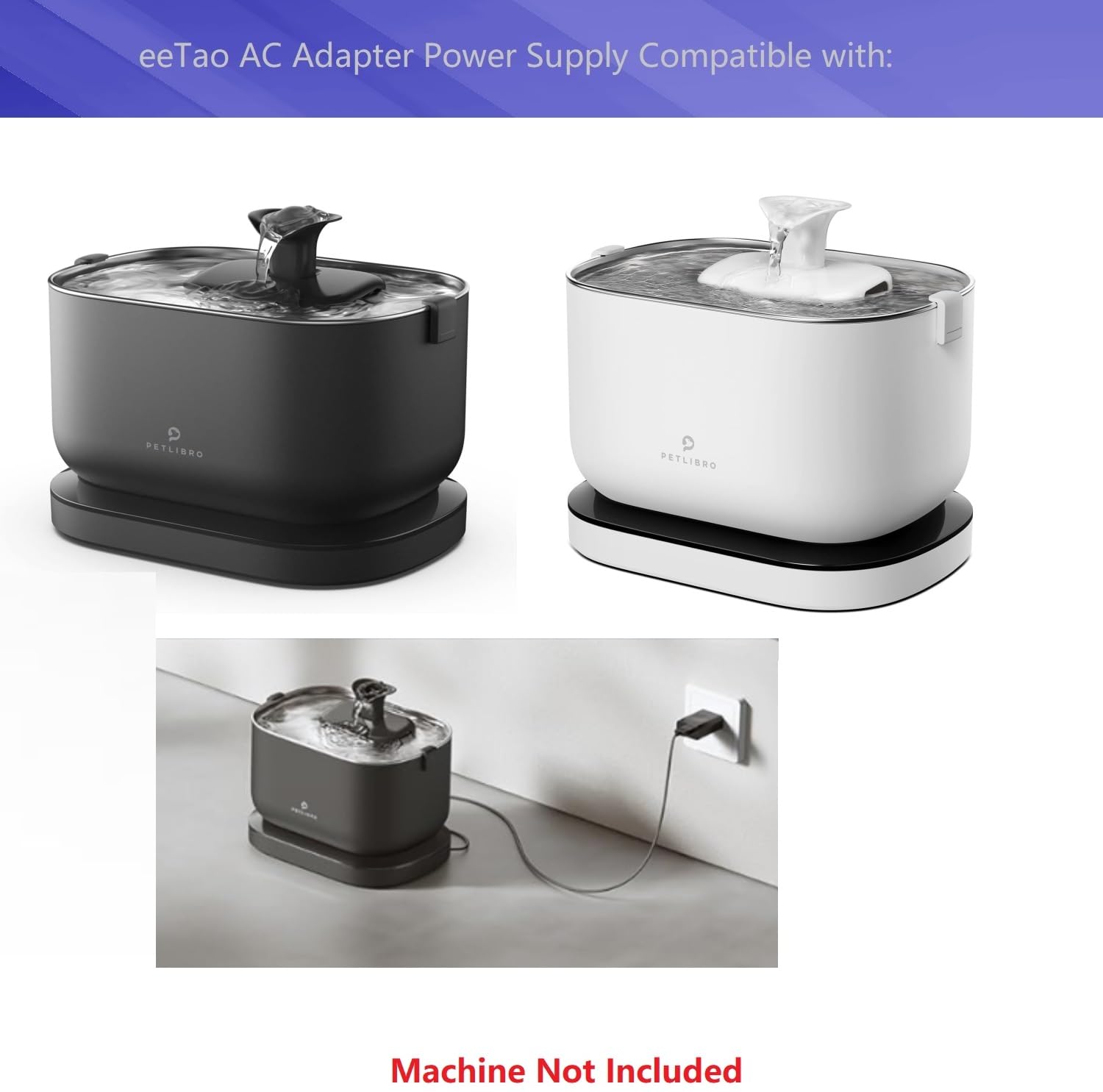 Amazon.com: eeTao 5V 1A AC/DC Adapter Charger Compatible with