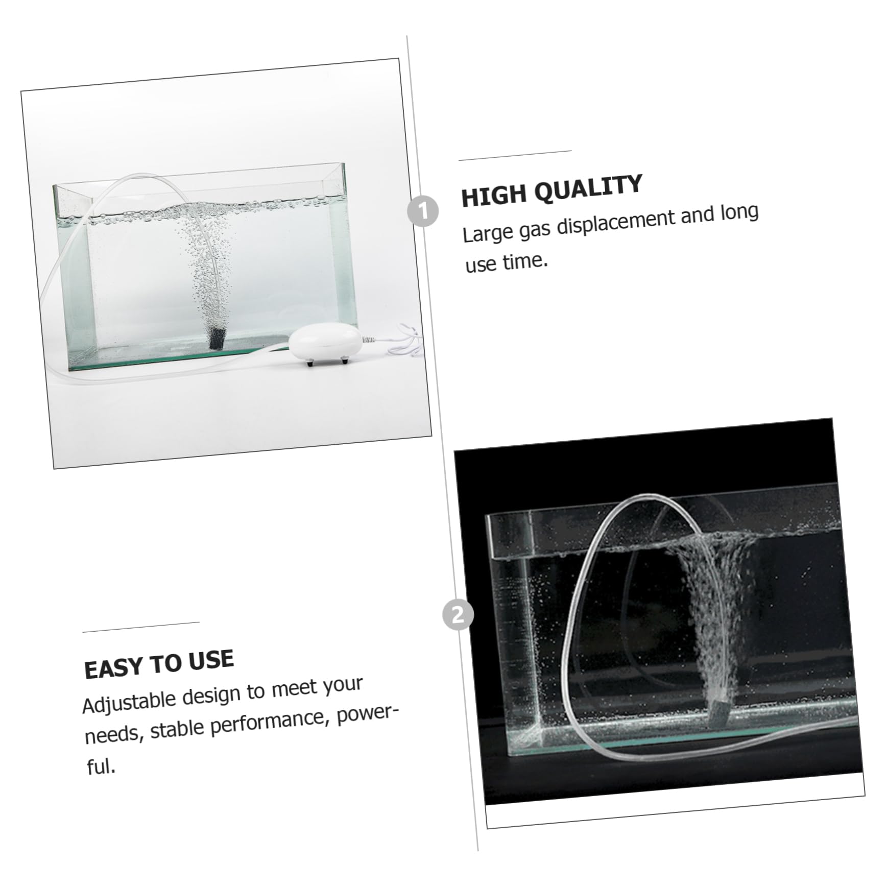 BESPORTBLE USB Sauerstoffpumpe Aquariumpumpe USB Belüfterpumpe Tragbare Aquarium Luftbelüfterpumpe Aquarium Sauerstoffpumpe Mini Aquarium Luftpumpe Gaspumpe Bewegung Aus