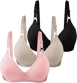 2025 3 piezas de mujer frontal con hebilla borde de encaje sin anillo de acero movimiento fruncido sin costuras ajuste yoga dormir sujetador grande hombre camiseta sin mangas, beige, 40