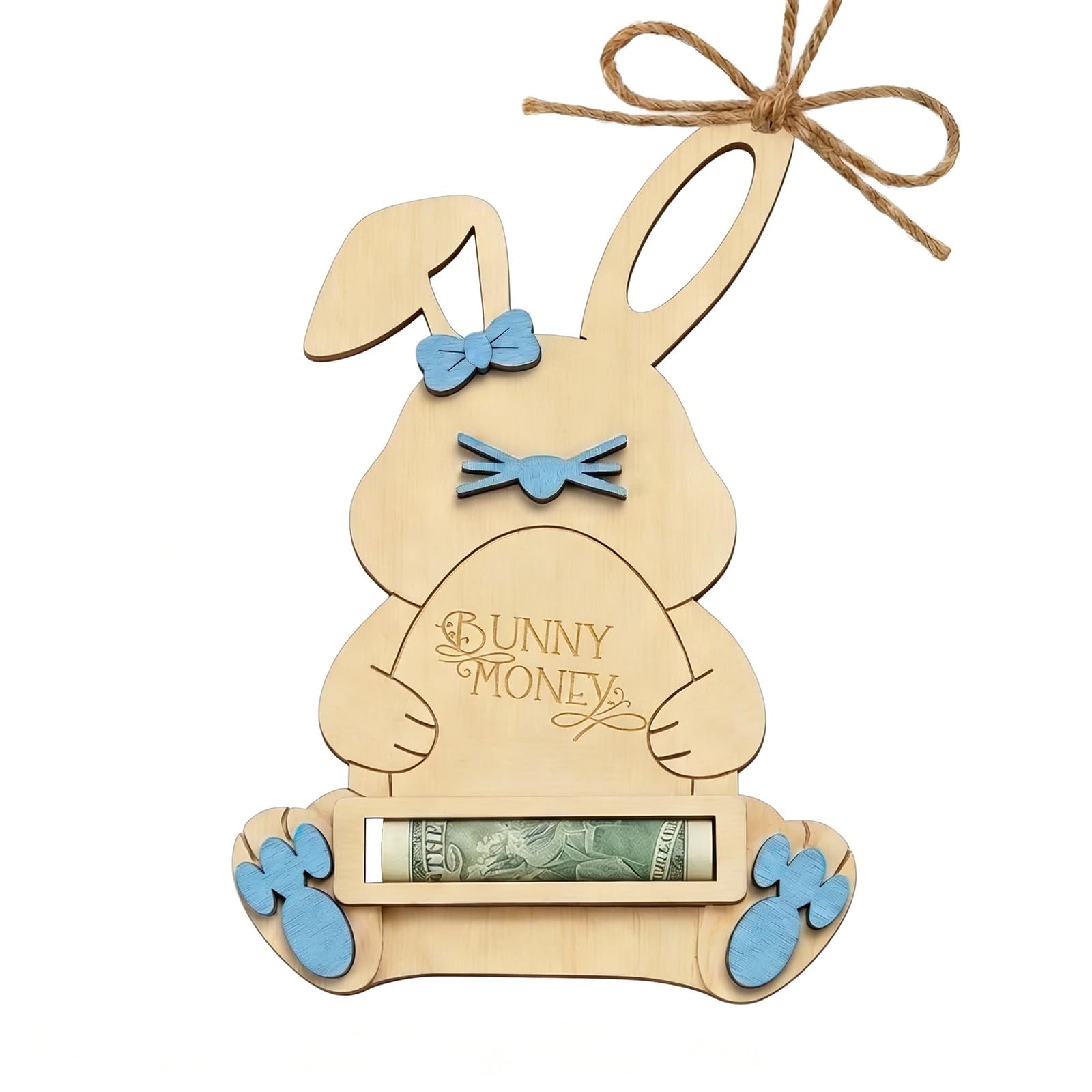 Photo 1 of SMBLCE Easter Bunny Money Holder for Cash Gift, Easter Basket Stuffers Gift Card Holder Tags, Ideal Easter Presents for Family & Friends, Easter Basket Decorations