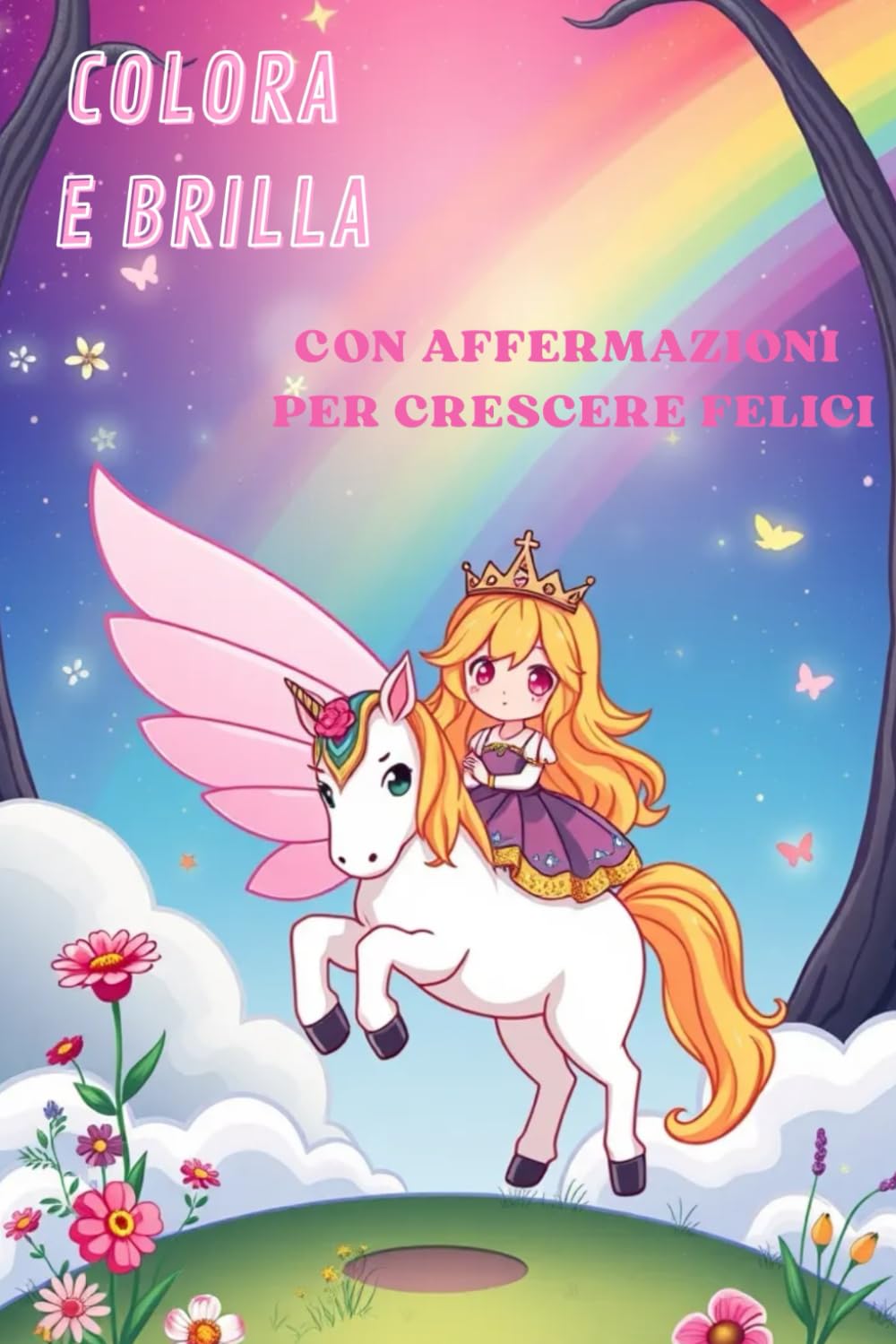 Colora e Brilla: Con affermazioni per crescere felici