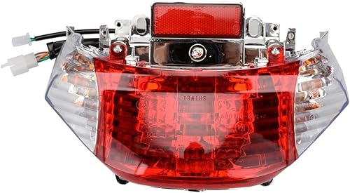 Miniatura 5 de HIAORS Luz trasera de 12 V 5 W luz de giro para 4 tiempos GY6 49cc 50cc Sunny Jonway Roketa BAJA IceBear Shenke Chuanl TaoTao ATM50 baja sc50 Wolf