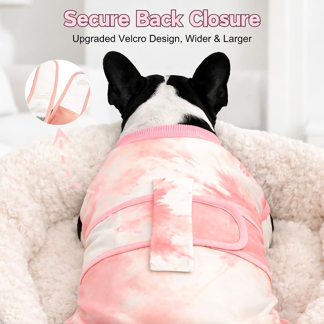 Dog Surgery Recovery Suit, E-Collar & Cone Alternative, Surgical Onesie for Dogs Female Male After Spayed Neutered, Soft Body Suits Post Spay Neuter, Large Pet Anti Licking Abdominal Wounds Onsie, XXL