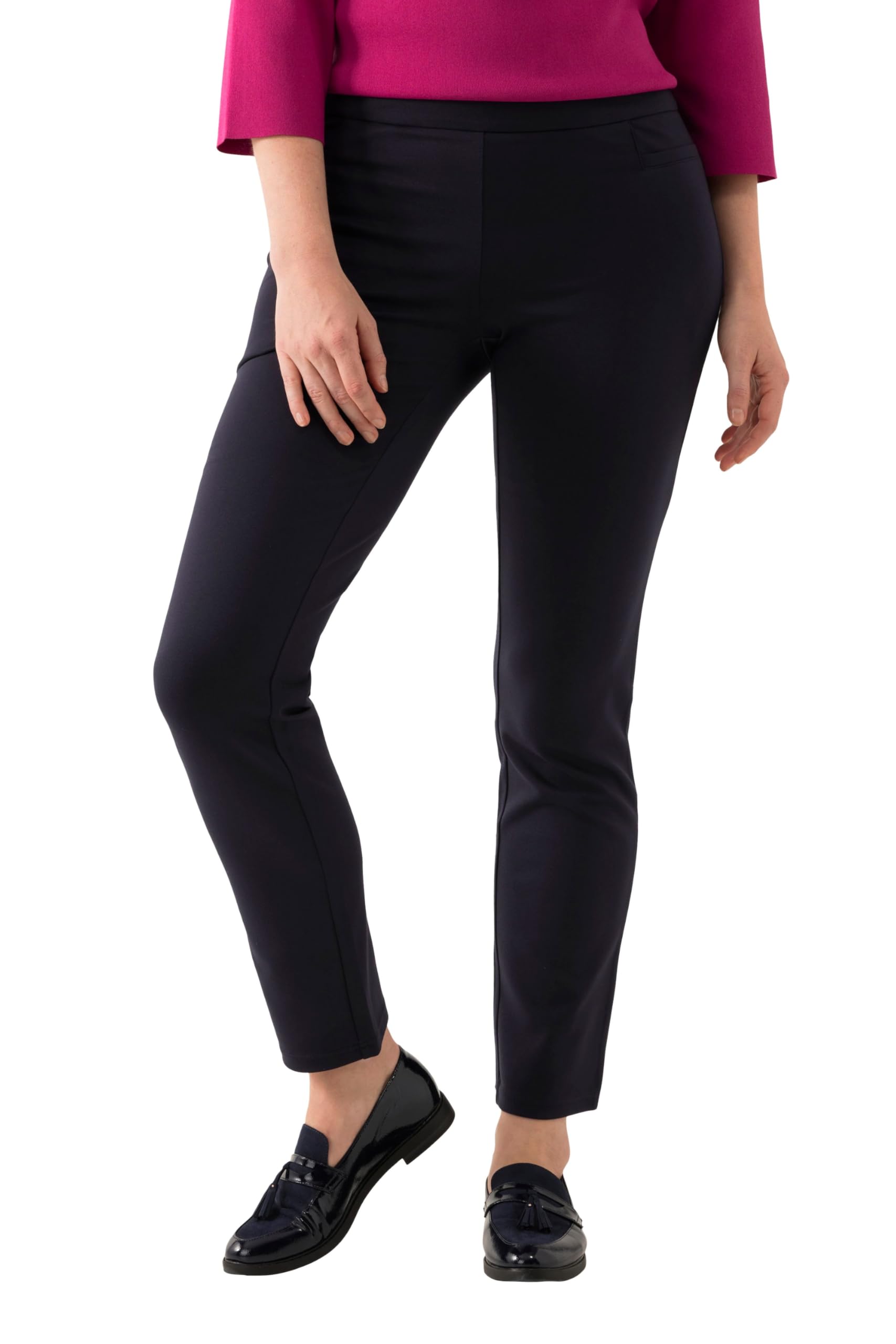 Ulla Popken Bodyformimg-Pantalón Clásico Recto Mujer