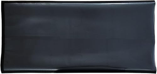 Bolsas de sellado al vacío de 11 x 24 pulgadas, color negro y transparente, bolsas selladoras al vacío precortadas para almacenamiento de alimentos,