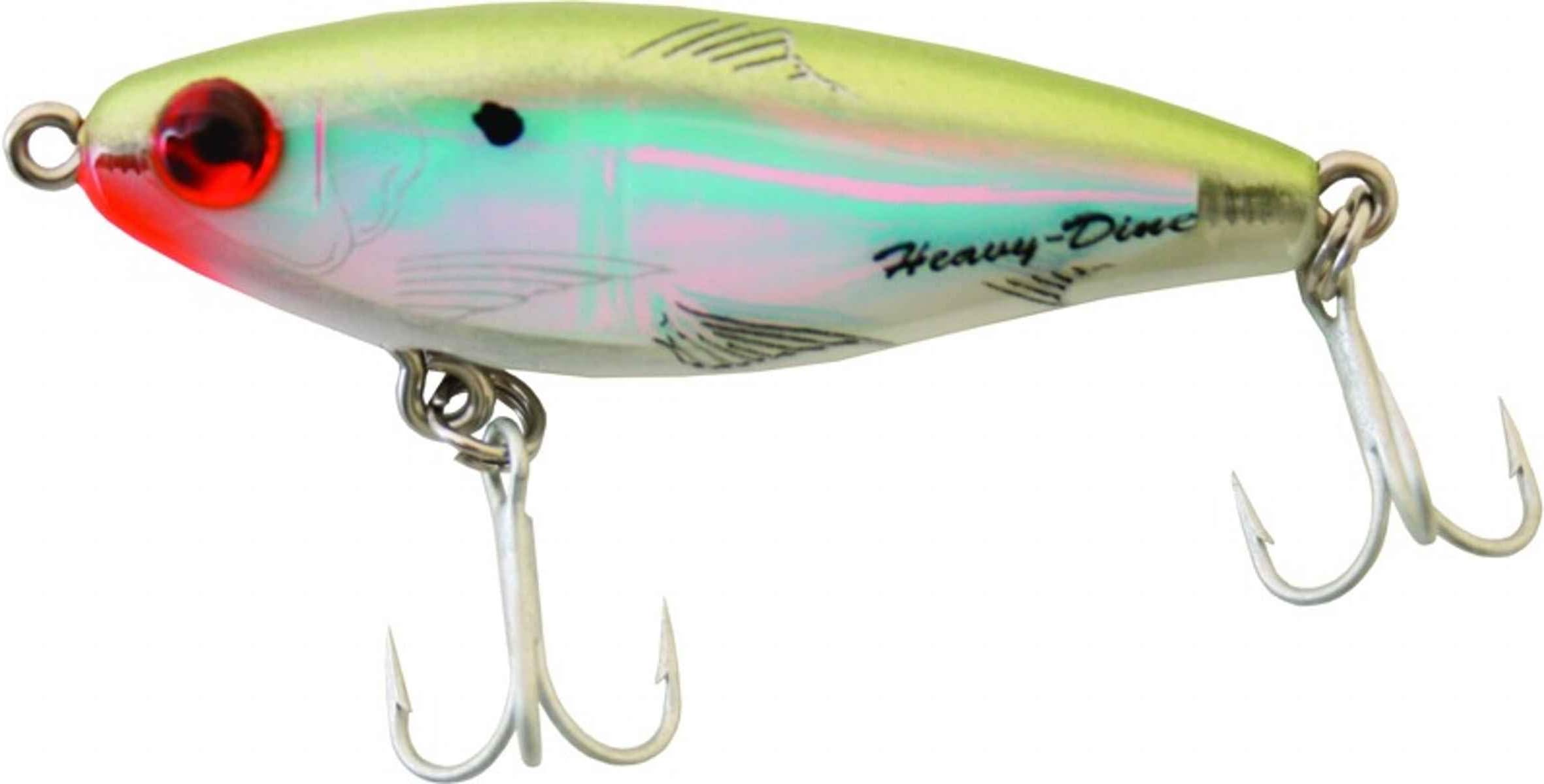 Mirrolure 18MR-49 Heavy Dine Suspending Twitchbait 2-5/8" BAYOU GREEN/WHITE/SIL 1 Pc