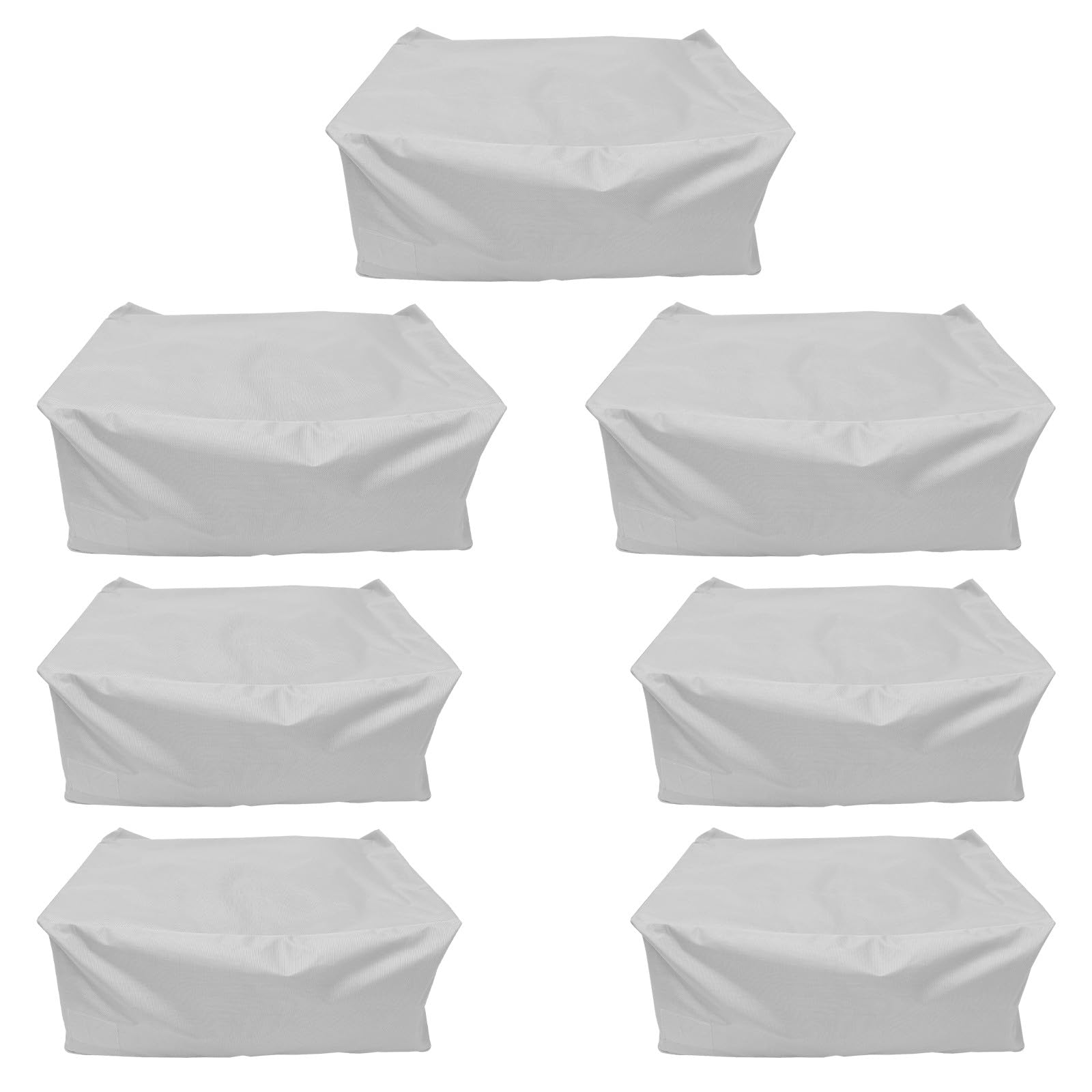 NUOBESTY Bolsa de Almacenamiento para Ropa y Edredones de Tela Oxford Resistente y Portátil, Paquete de 7 Unidades Adecuado para Hogar y Dormitorios Estudiantiles