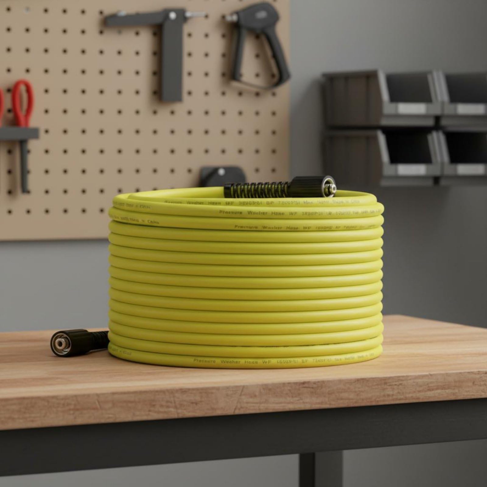 de Alta Presión Tubería Accesorio Extensión con PVC para 3600 Universal 14 Mm y de Acople Rápido Adecuada para Lavado de Vehículos Terrazas, 20M, Estándar