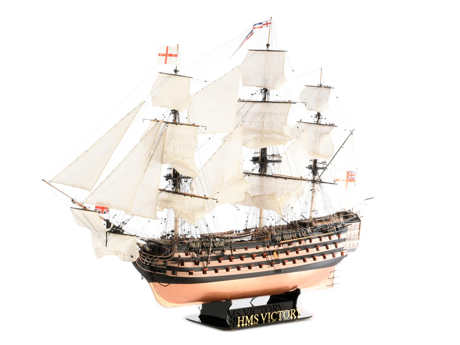 Artesanía Latina - Holzmodellschiff – Englisches Linienschiff, Anatomie Lord Nelson’s HMS Victory, Trafalgar 1805 - Modell 22900-OP, Maßtab 1:84 - Expertenniveau Modellbausatz zum Zusammenbauen