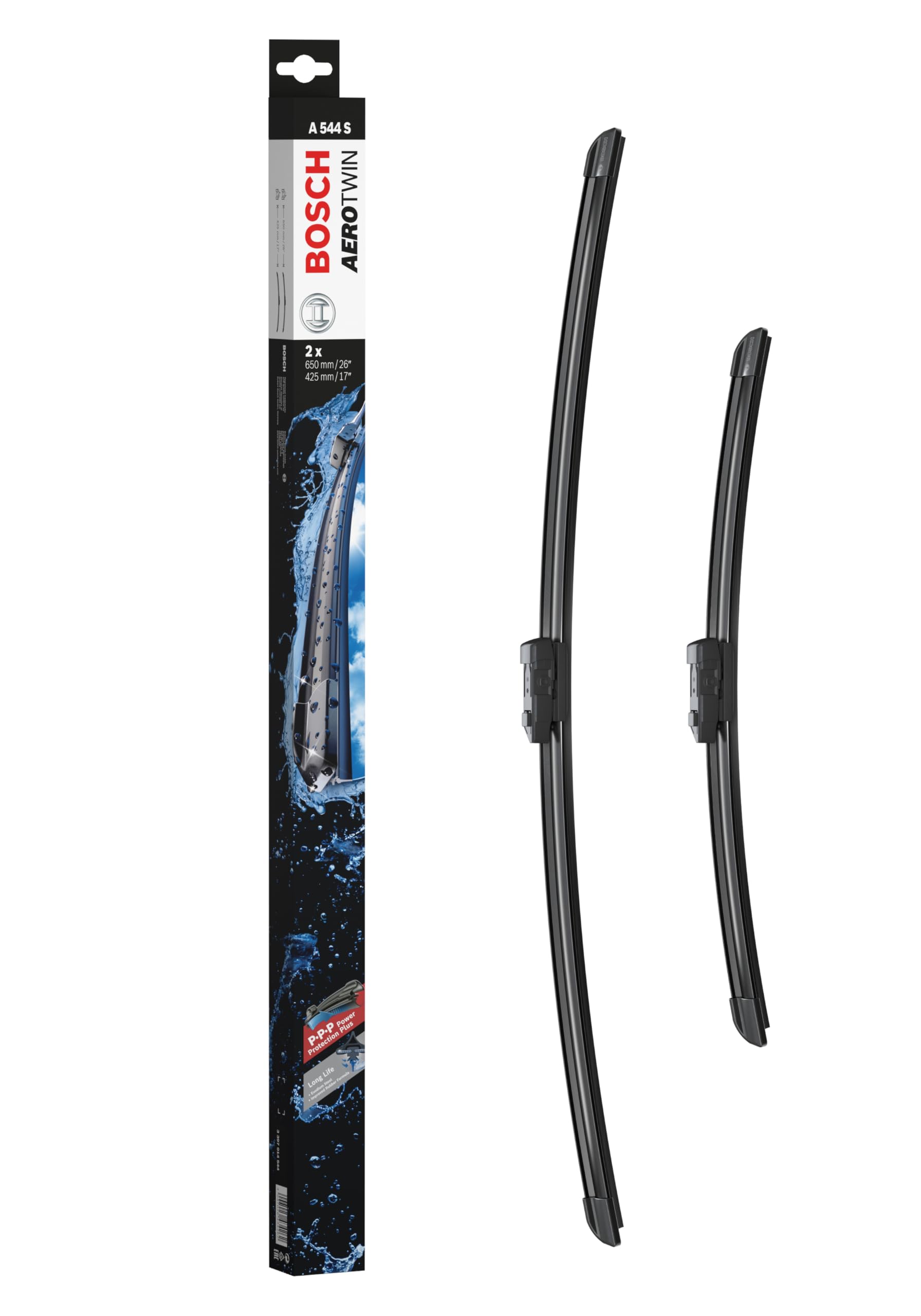 Bosch Bosch Wiper Blade Aerotwin A544S, Length: 650mm/425mm − Set of Front Wiper Blades