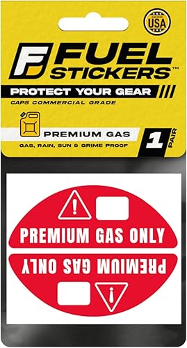 Miniatura 7 de Fuel Stickers - Adhesivo E85 para tapa de gasolina, para tapones de combustible en vehículos de flotas, camiones, camionetas, calcomanías