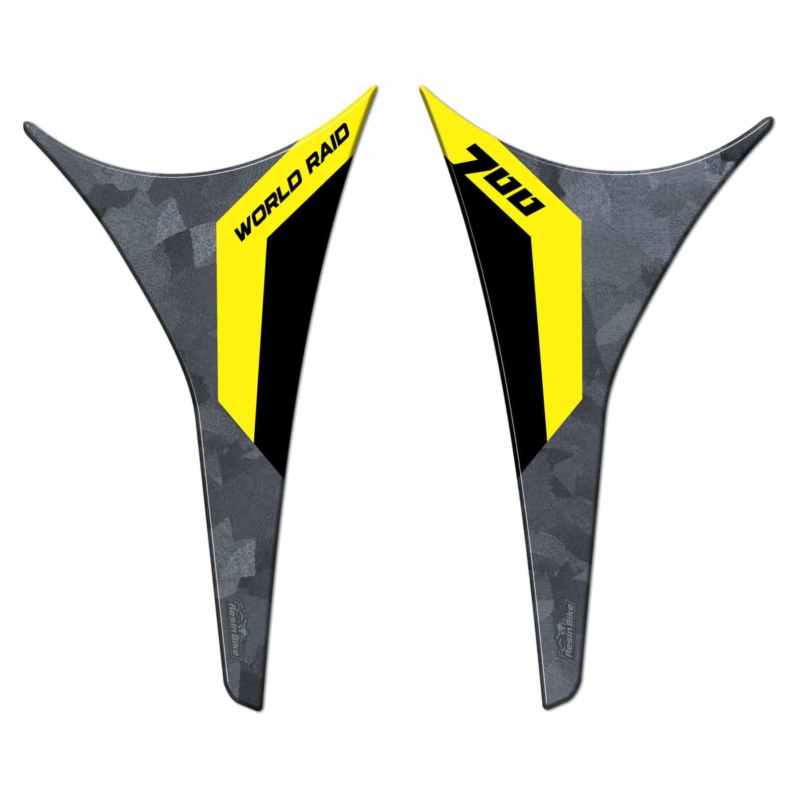 Autocollant Résine 3D Puig Style Pour Yamaha Tenere 700 World Rally 2024 - Protection Réservoir Contre Chocs Et Éraflures