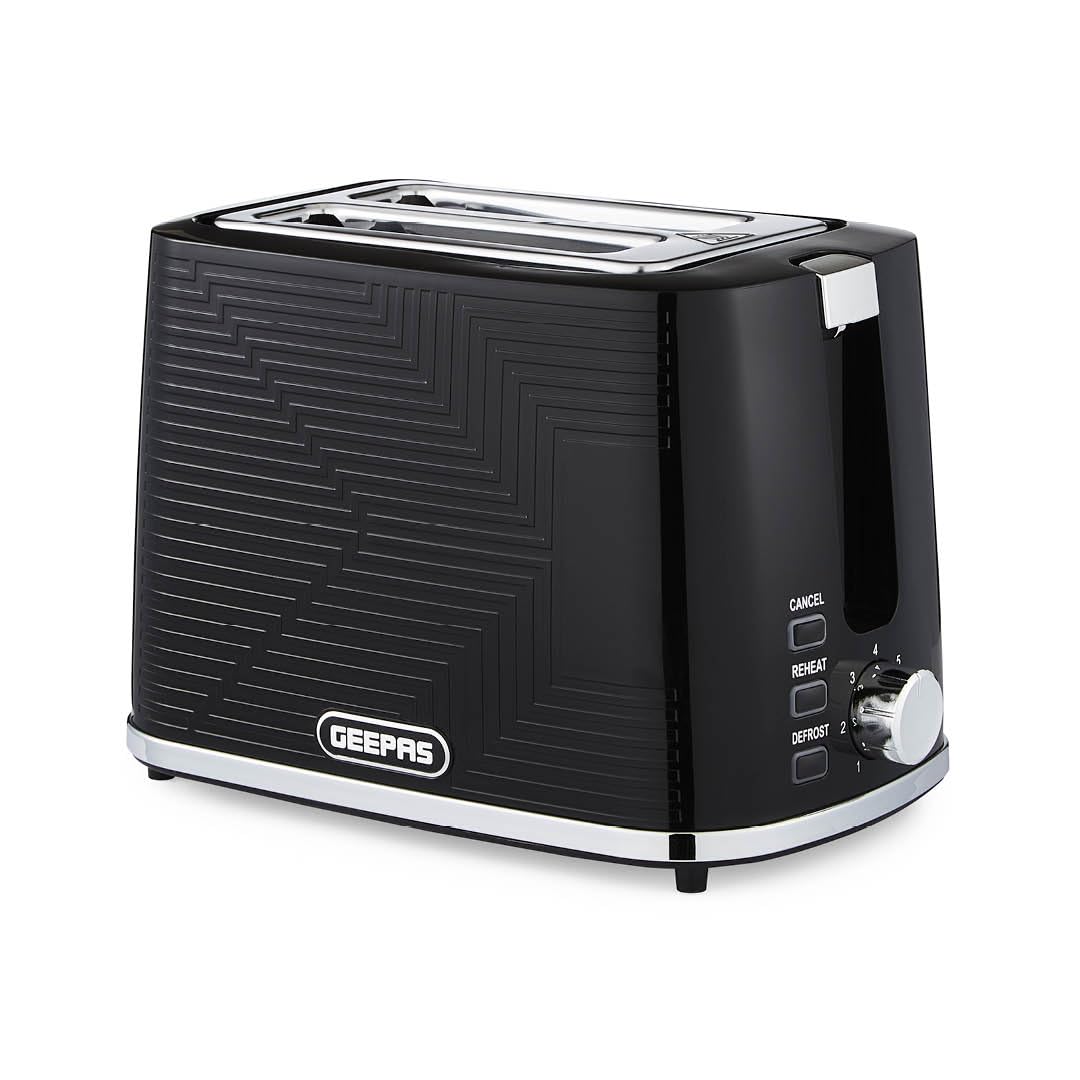 Geepas Opus 2 Slice Bread Toaster 7 Browning Control Auto Shut-OffBlack from B&Q