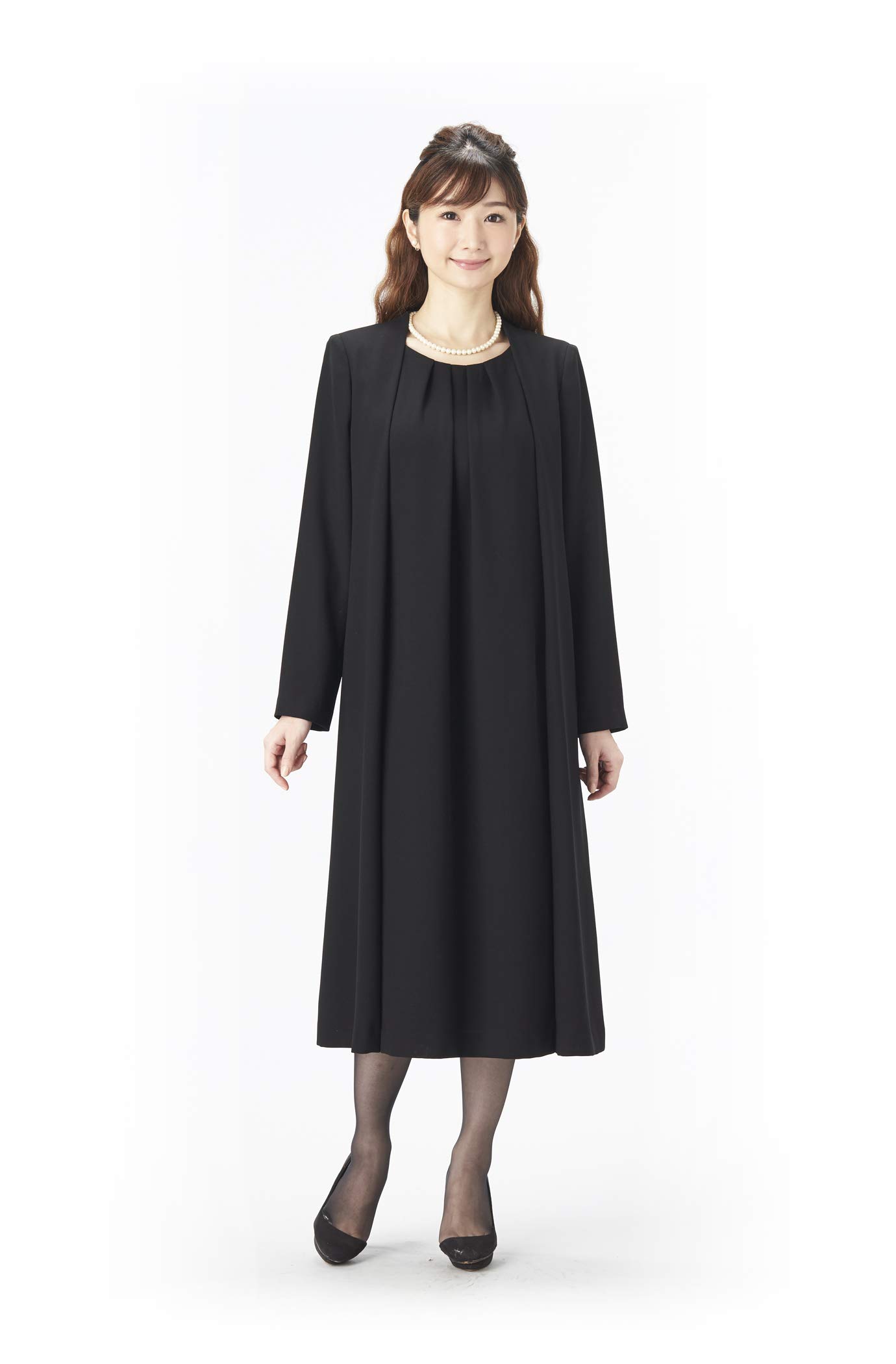 Amazon.co.jp: [モノワール] 喪服 レディース 礼服 ブラック