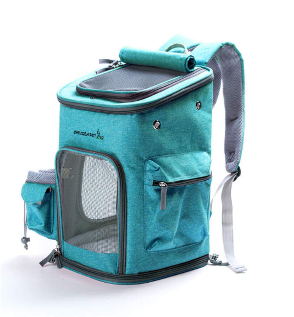 Sac à chat pliable à double épaule pour transport confortable d'animaux