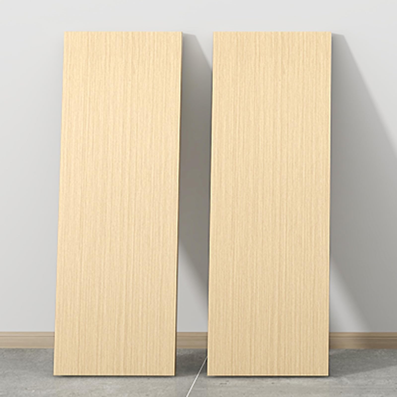 Samoprzylepne płytki podłogowe, Self Adhesive PVC Floor Tiles Wood Effect Multicolor 8-12x60cm(Yellow,8 * 60cm*10 pcs)