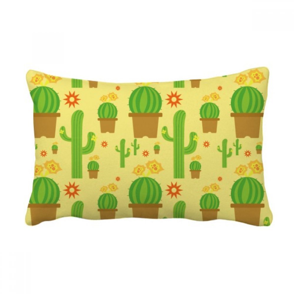 Coussin de canapé motif cactus multicolore pour décoration de salon moderne 40x60 cm