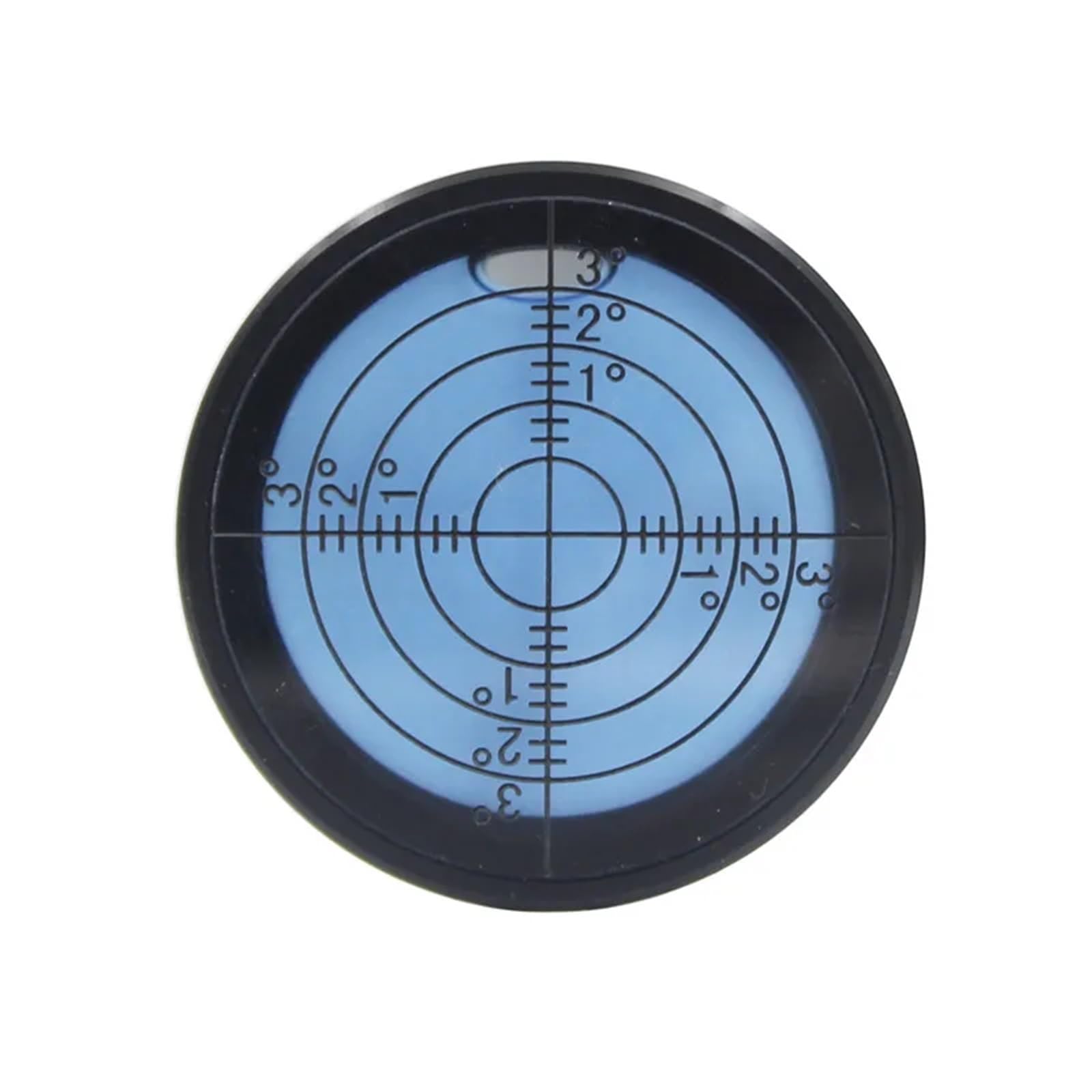 Niveau à bulle universel circulaire (1 pièce), entièrement en métal avec fonction de vision nocturne lumineuse