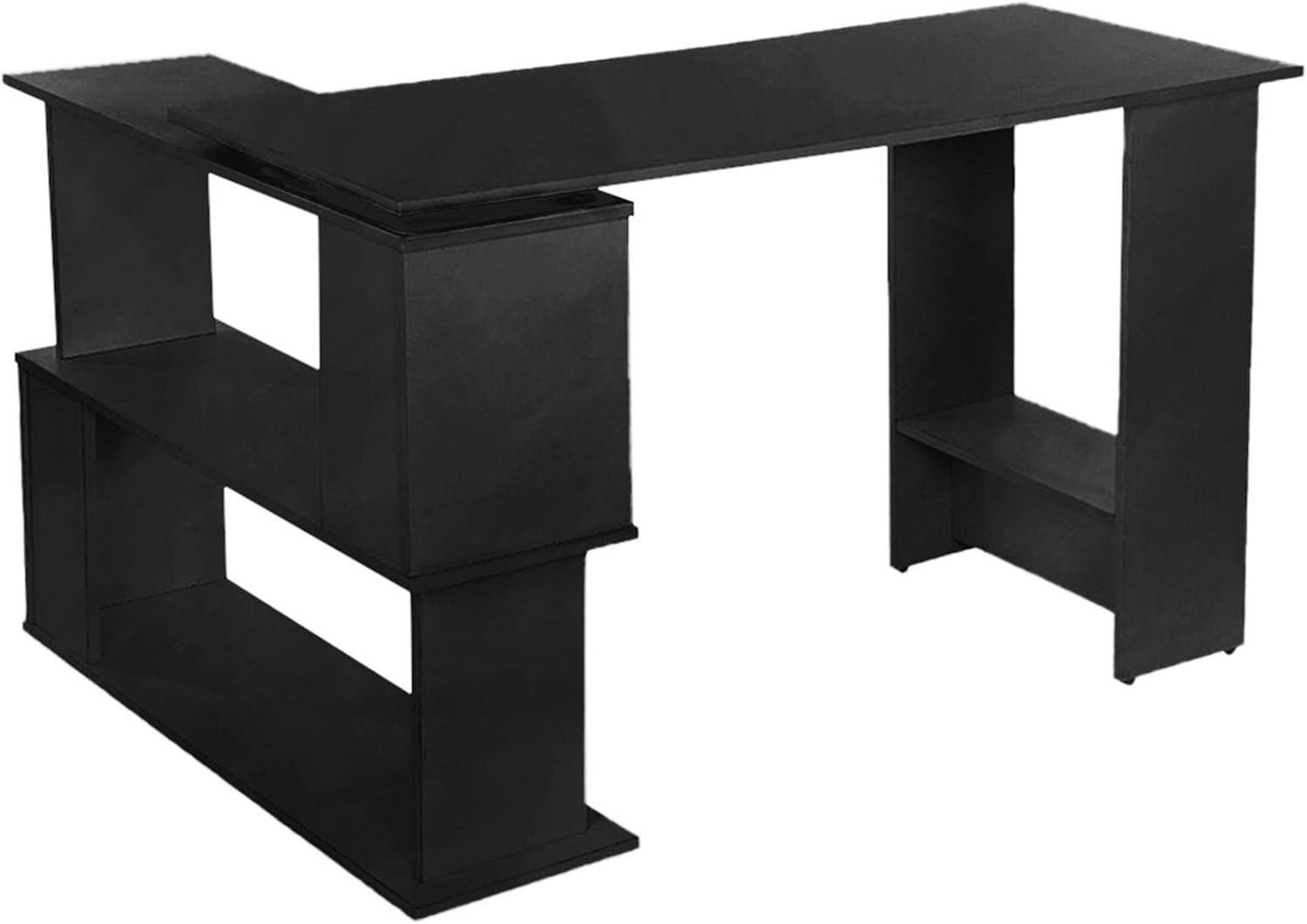 Buy 360° Rotating Corner Computer Desk Modern LShaped Home Office