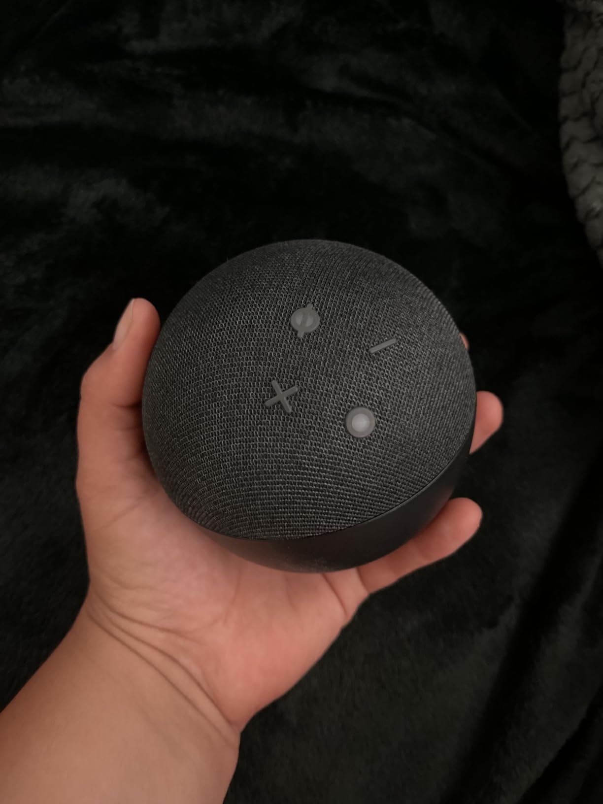 Amazon Echo Dot side view