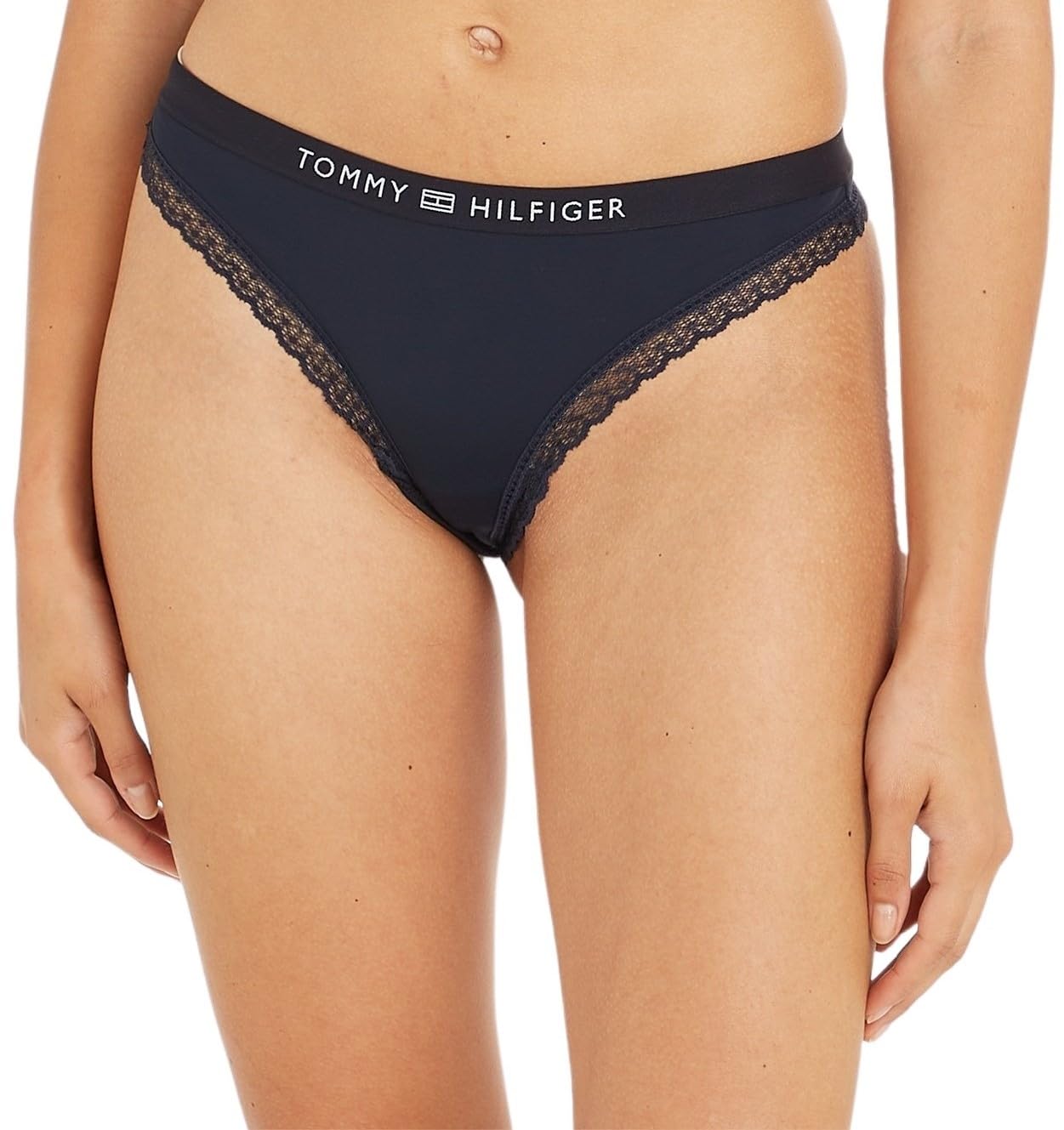 Tommy Hilfiger Women’s Thong, Blue (Desert Sky), XS