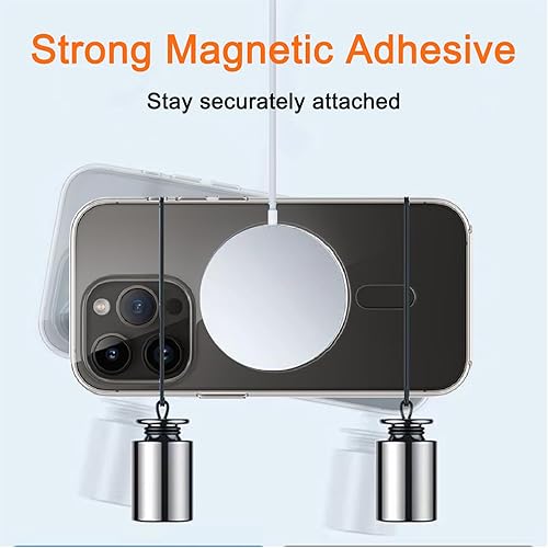 Miniatura 9 de COJOC 3 calcomanías de anillo Magsafe, adaptador de conversión magnético universal compatible con accesorios de carga inalámbrica para iPhone