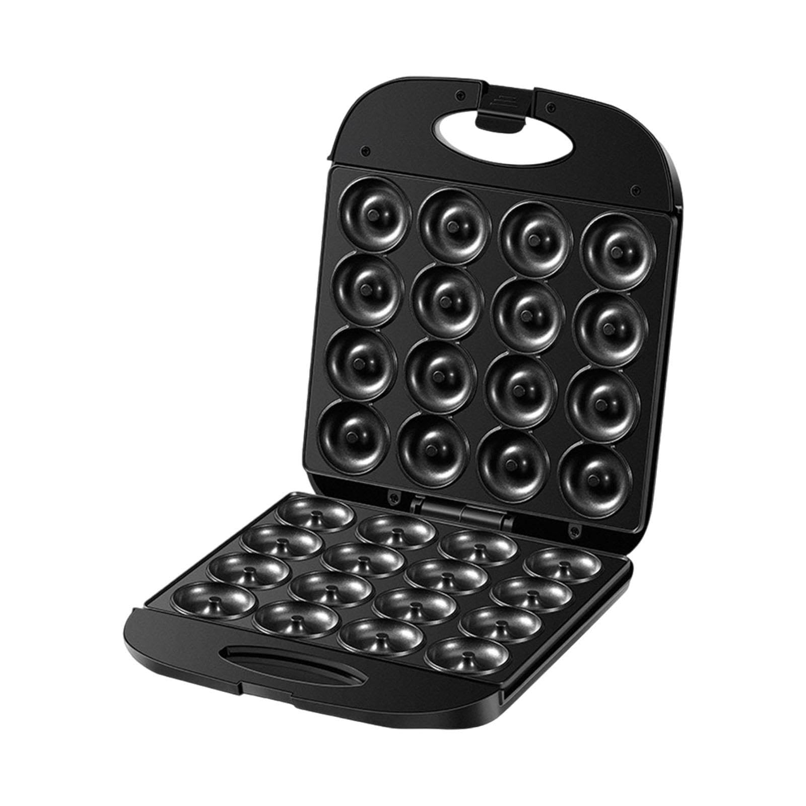 Macchina per Mini Ciambelle (per 16 Mini Ciambelle), con Funzione di Riscaldamento Su Entrambi I Lati per I Dessert.