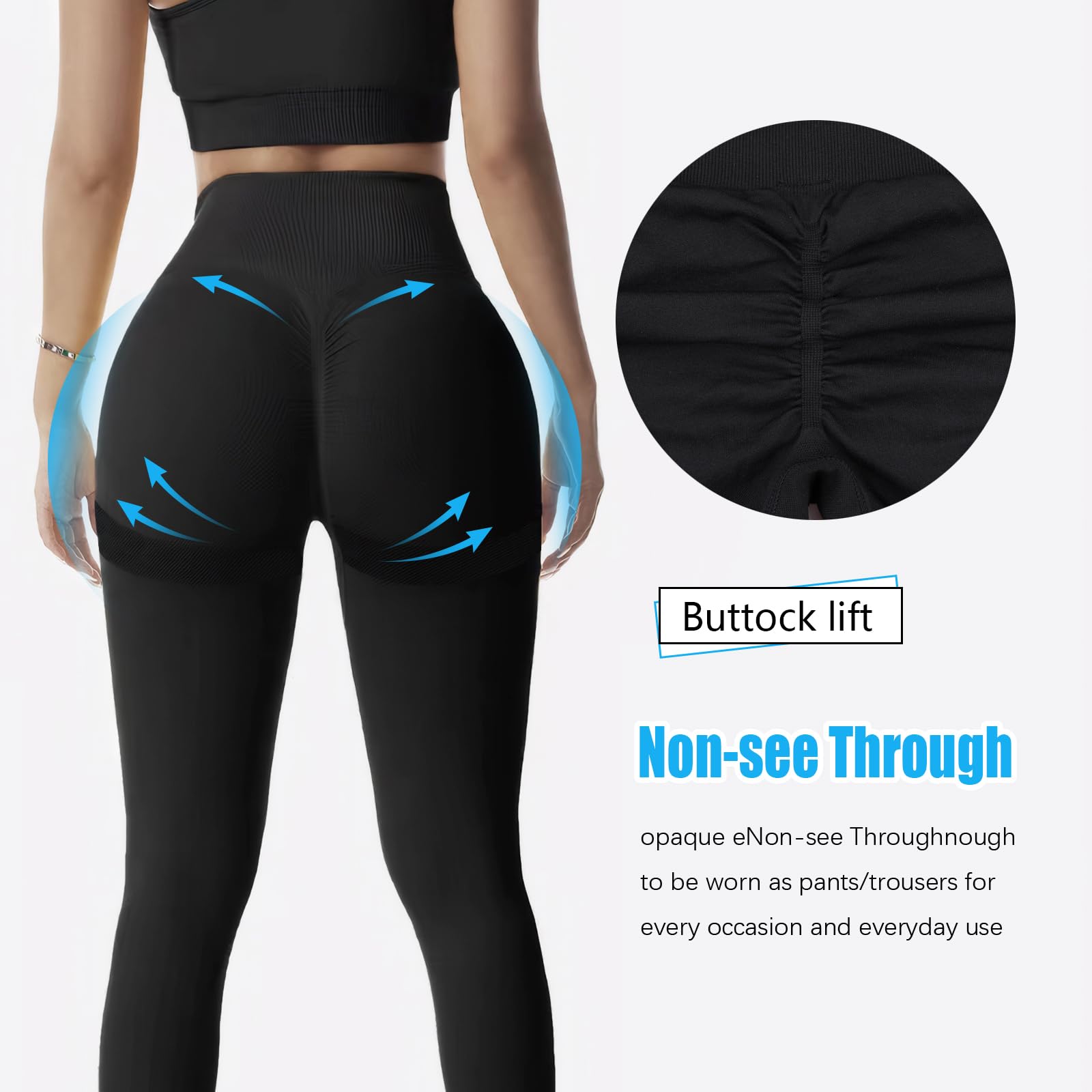 Damskie legginsy sportowe push up spodnie do jogi z wysokim stanem matowe antycellulitowe spodnie wyszczuplające odzież sportowa do fitnessu joggingu na siłownię