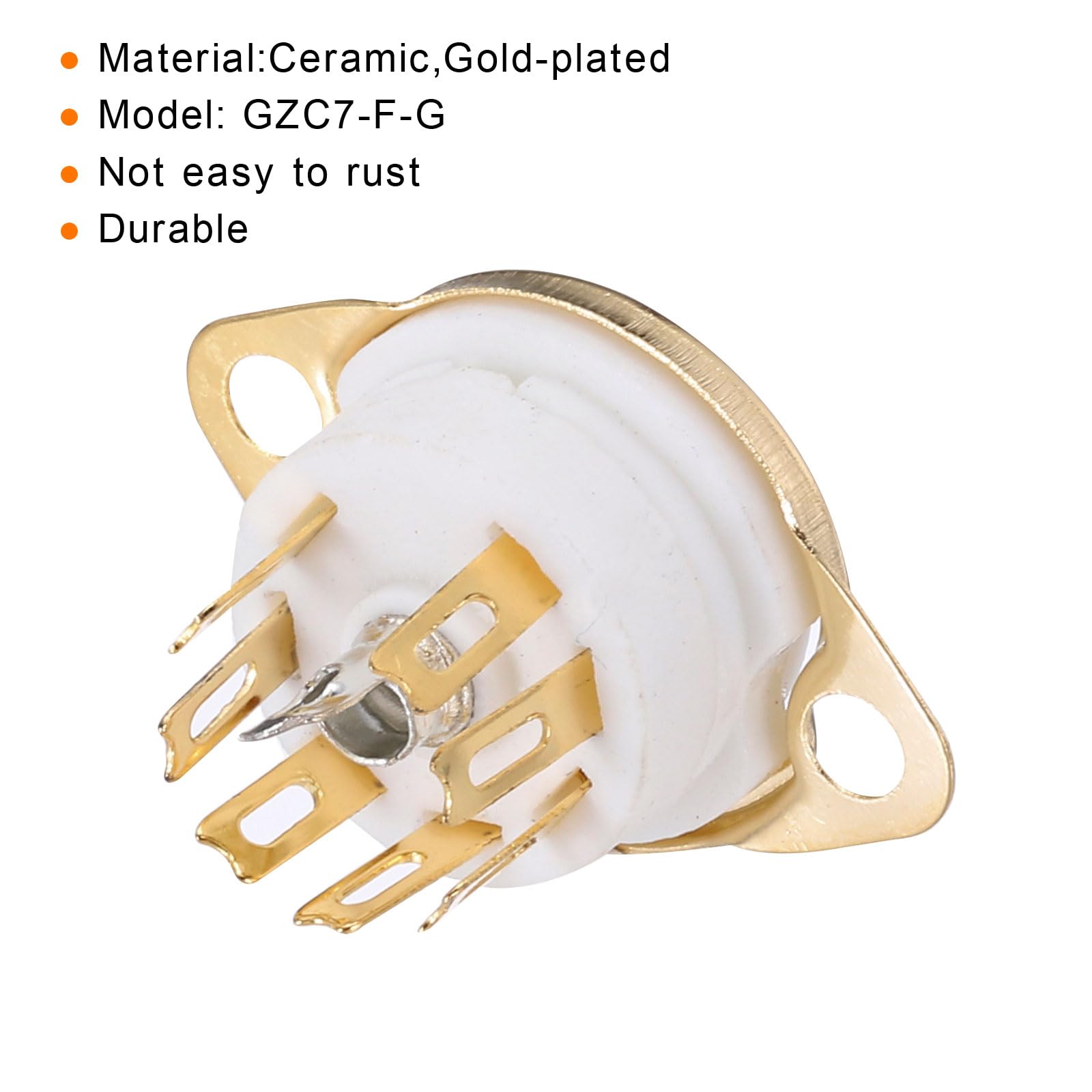 Amazon.com: MECCANIXITY 4 Pcs 7pin Tube Socket Ceramic Tube