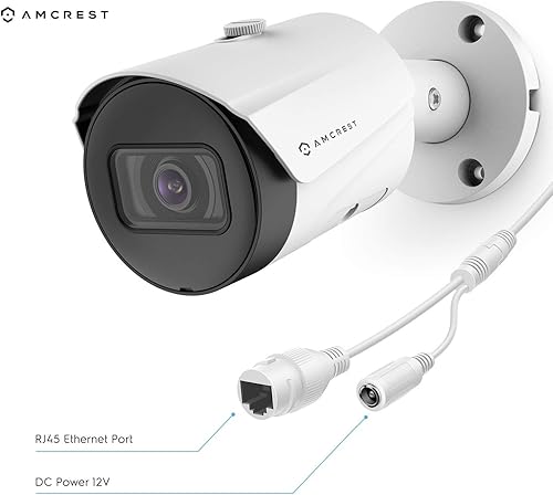 Miniatura 6 de Sistema de cámara de seguridad Amcrest 5MP, 4K 8CH PoE NVR, (4) x 5-Megapíxel Lente Gran Angular de 0.110in Resistente a la intemperie Metal Bullet