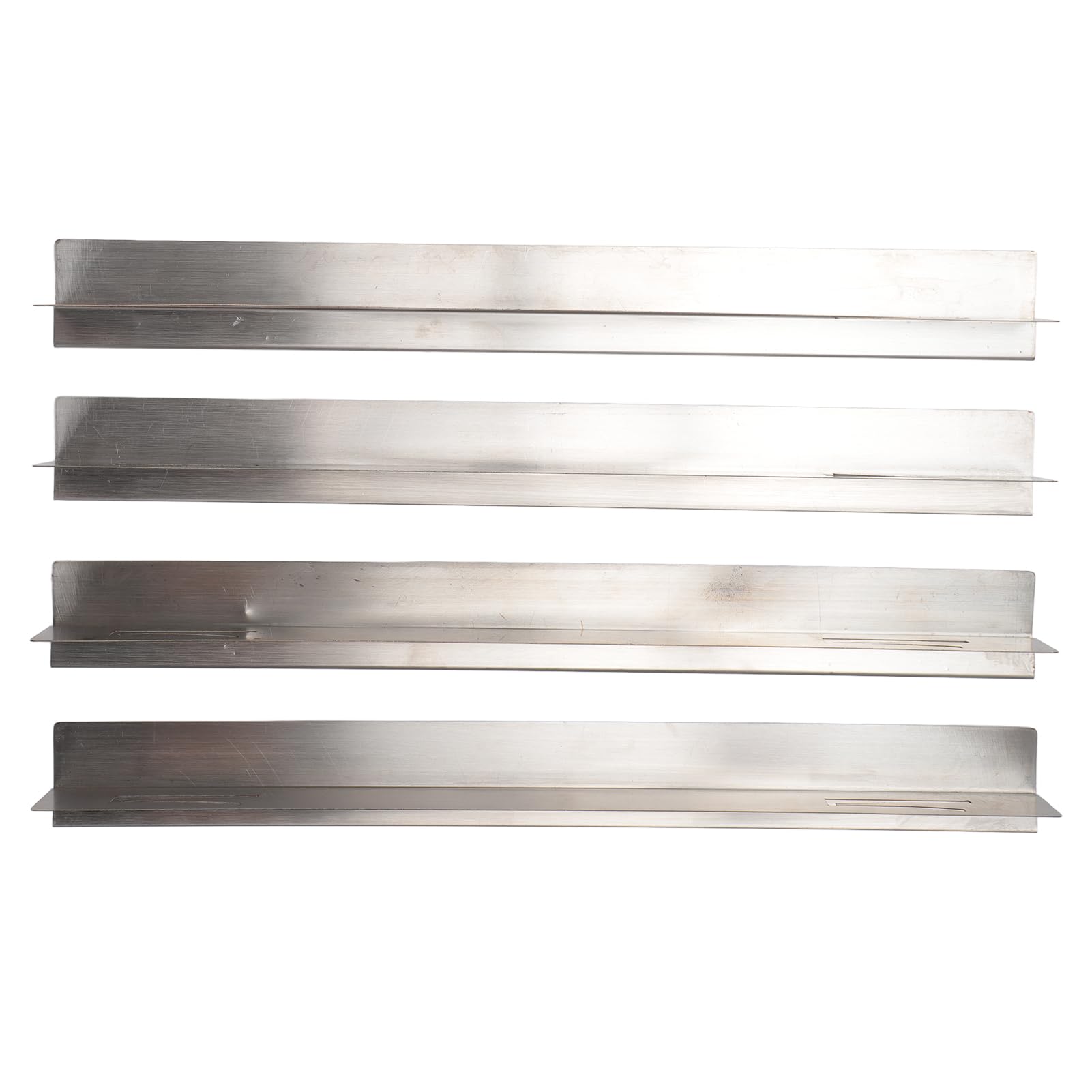 Kitchen Stove Counter Gap Cover,4Pcs Stainless Steel Oven Gap Cover Stovetops Gap Guard for Protect Gap Filler Sealing Spills in Kitchen Counter