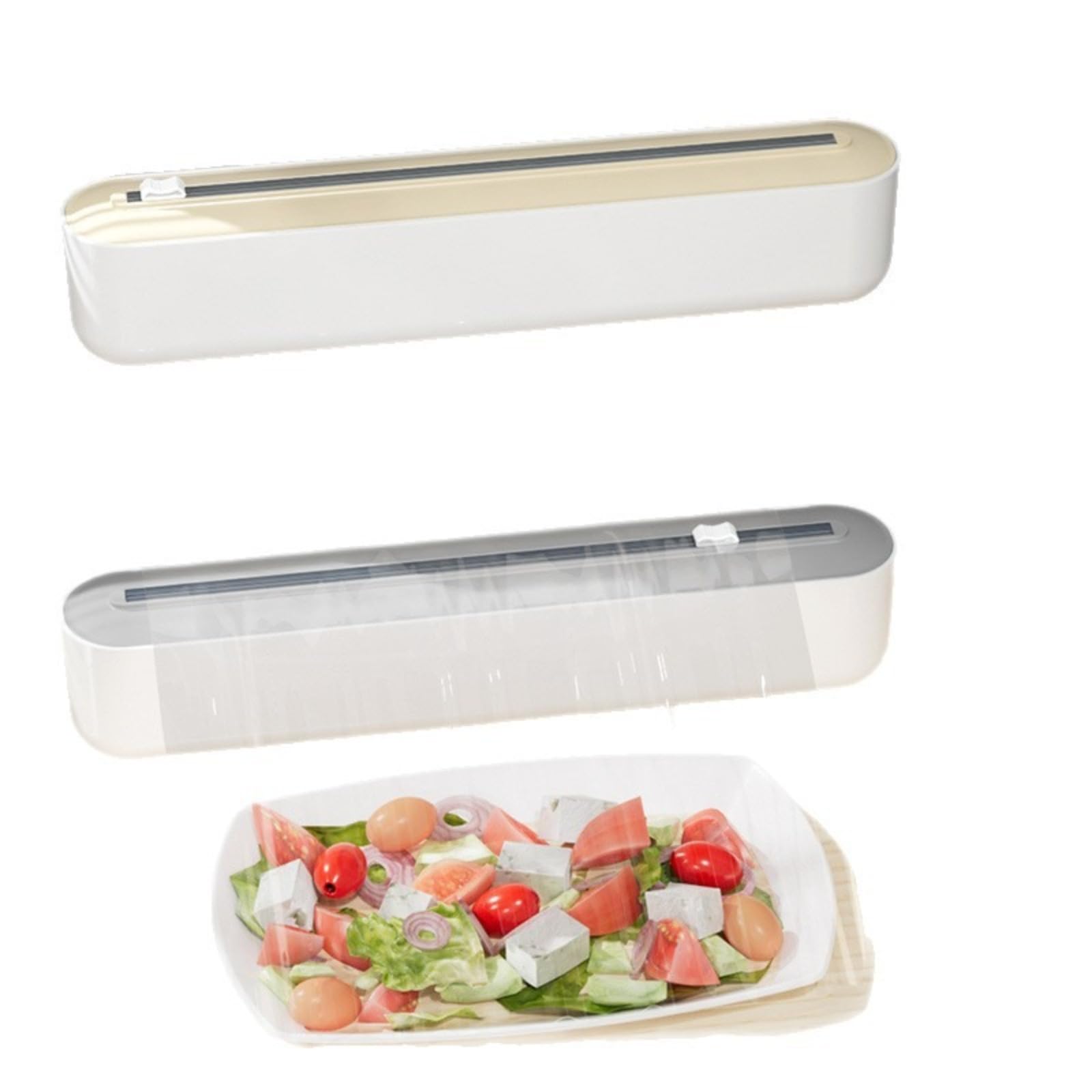 Wall Mounted Suction Cup Cling Film Cutter, Refrigerator, Kitchen tin foil, Kitchen Cling Film Cutter