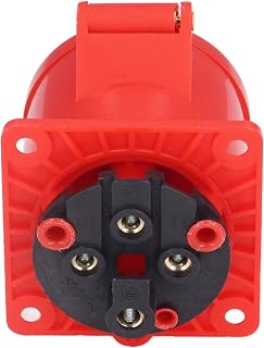 Tomada de energia à prova d'água, soquete industrial com design oculto fácil de instalar com proteção IP44 para equipamentos elétricos(HR-324)