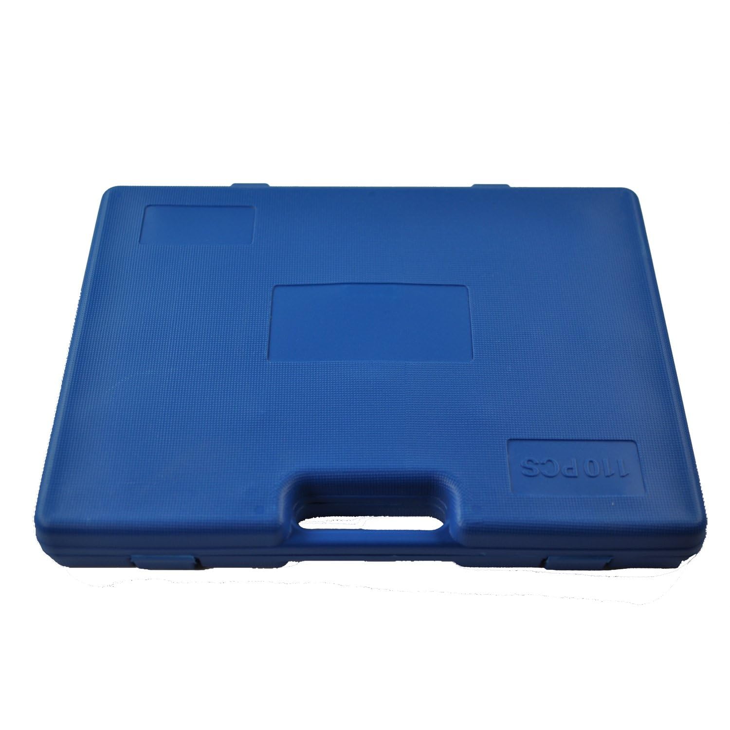 TSX TOOL Set Maschi e Filiere Metrici 110 Pezzi M2-M18 Acciaio Trattato con Cassetta Portautensili