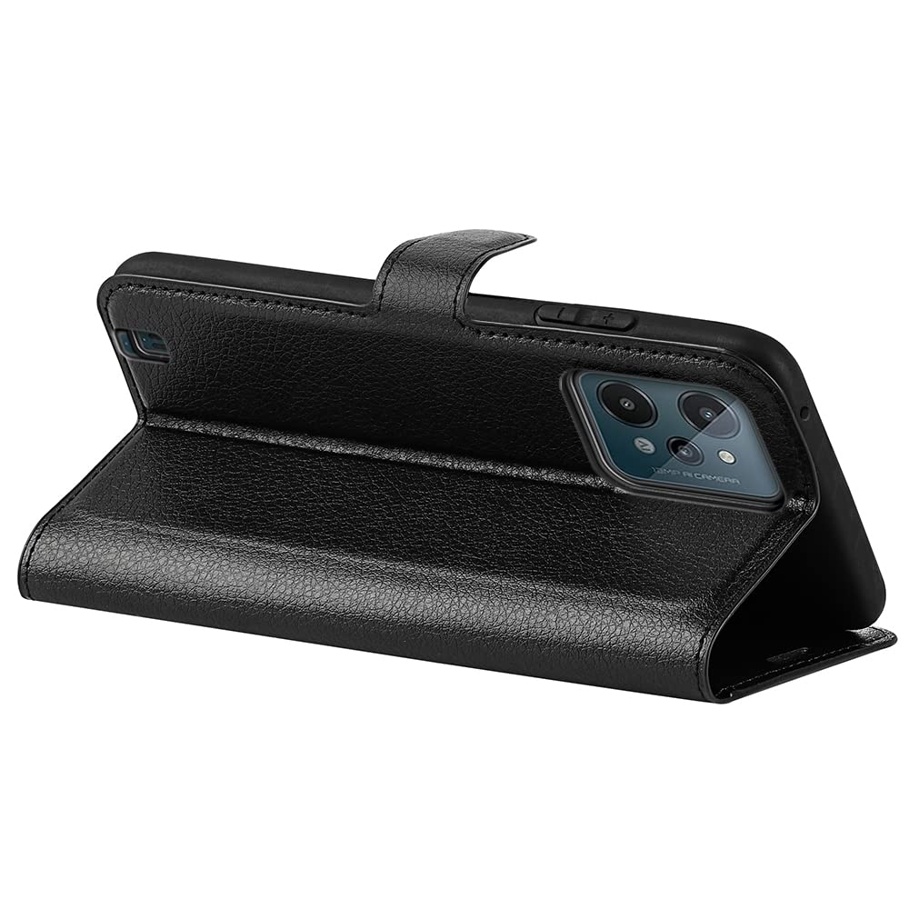 MOJIA Custodia per Realme C31 4G, Anti-Drop And Anti-Scratch PU Cover
