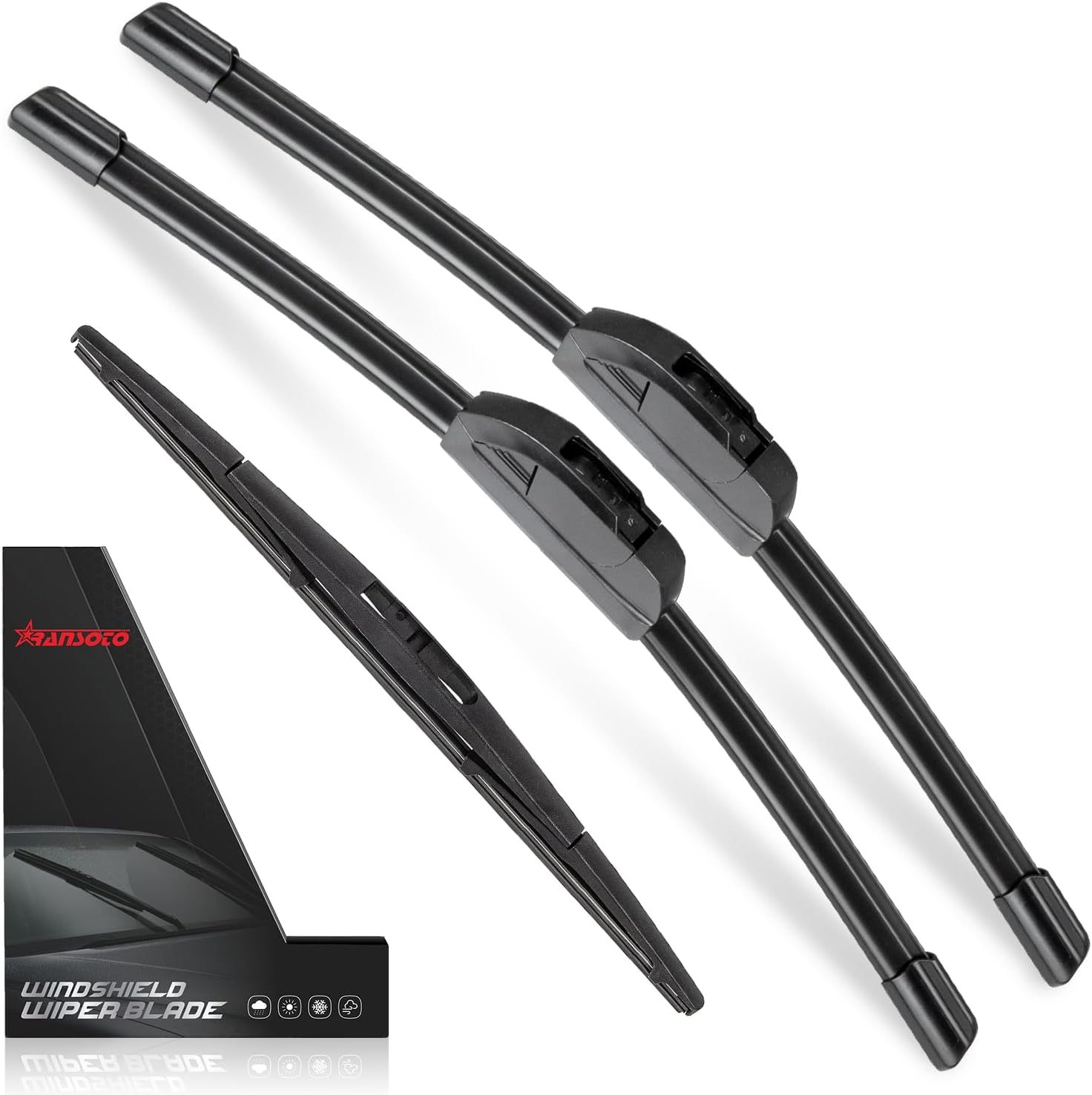 RANSOTO Wiper Compatible With Acura RDX 20072018, Honda CR