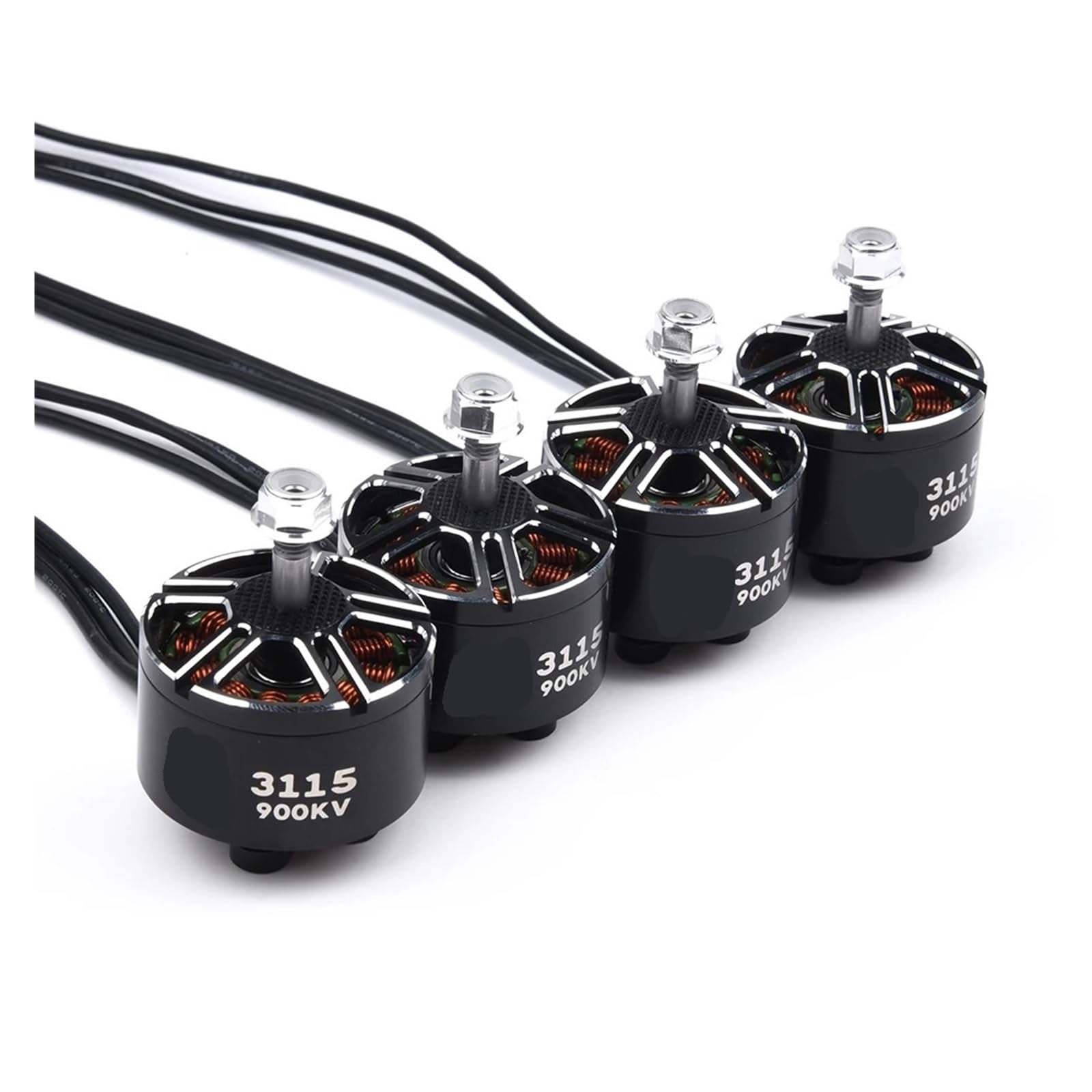 4 unidades, compatibles con motor brushless 3115 900KV 3-6S for multirrotores RC X-Class FPV Cinelifter, Taurus X8Pro Protek60 y drones de carreras