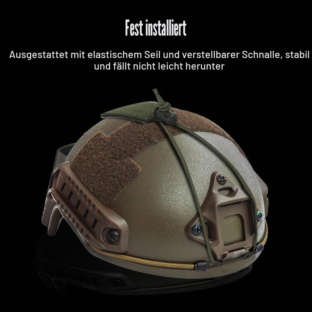 Taktische Helm NVG Batterie Tasche, Airsoft Helm Batterie Gegengewicht Tasche mit Haken und Schleife für PVS31 Batterie Rückhaltesystem