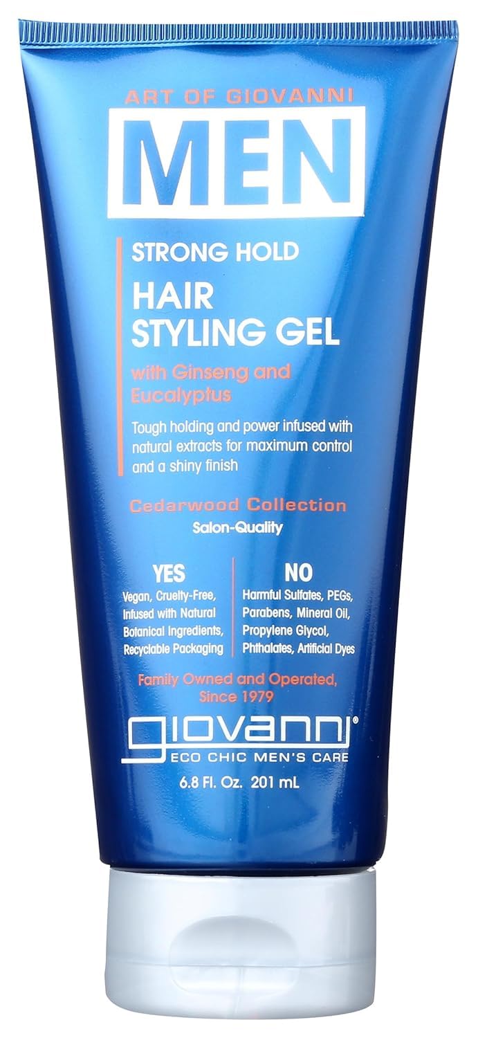 Amazon.com : GIOVANNI MEN Strong Hold Hair Styling Gel with