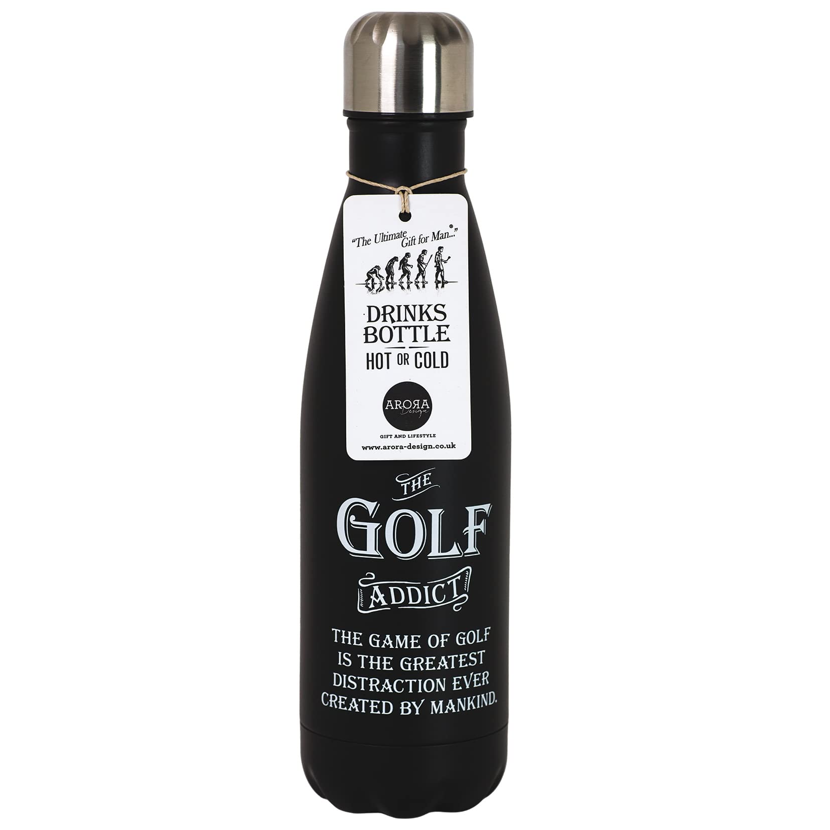 Ultimate Gift For Man Multicolor 8983 Golf Water Bottle,500 Ml,Stainless Steel