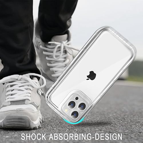 Miniatura 6 de Hvalucen Funda transparente para iPhone con protección de lente de cámara, funda de TPU suave a prueba de golpes, compatible con iPhone 11 Pro Max