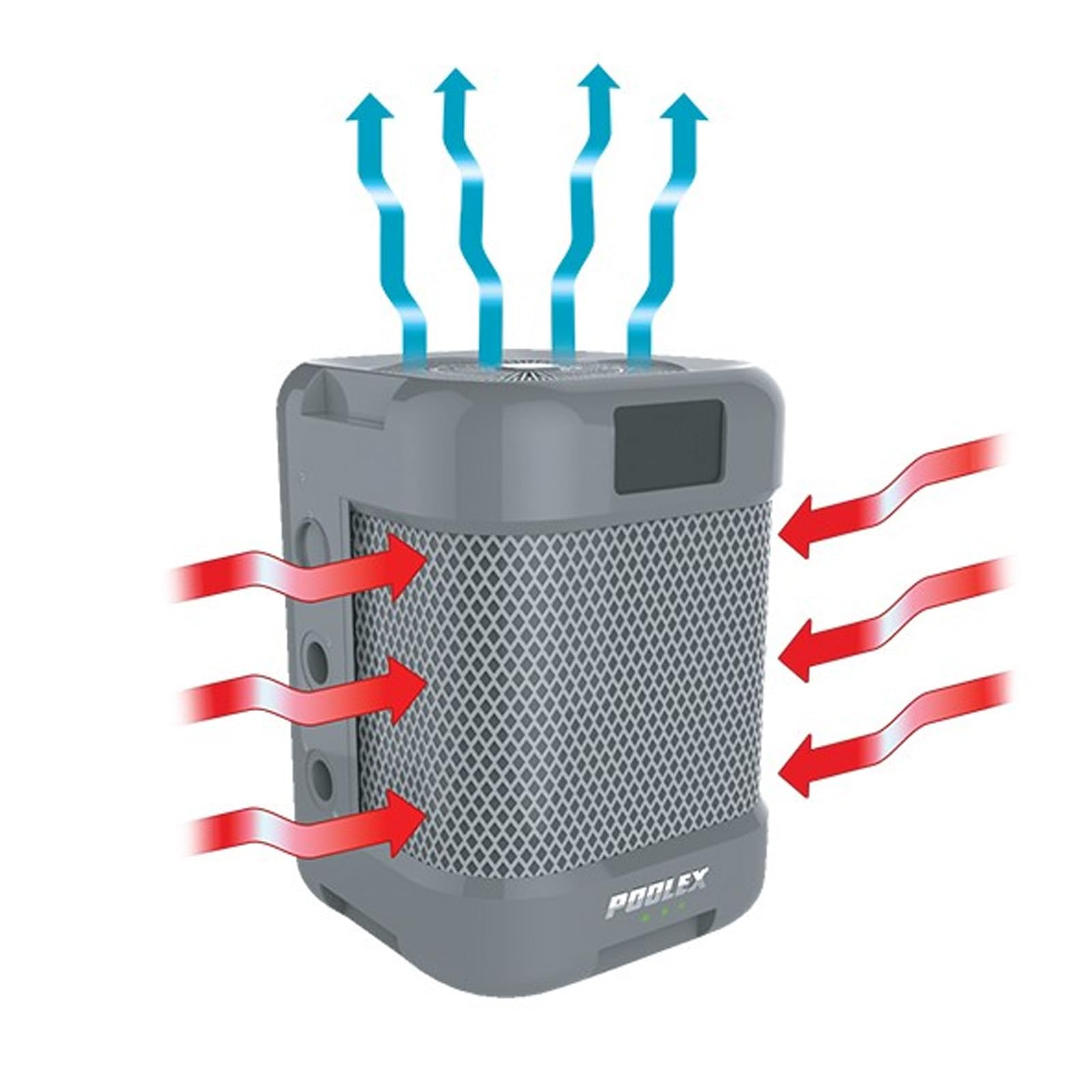 POOLEX Pompe à Chaleur Q-Line 5 Full Inverter 5kW 20-35 m3 Chauffage Refroidissement