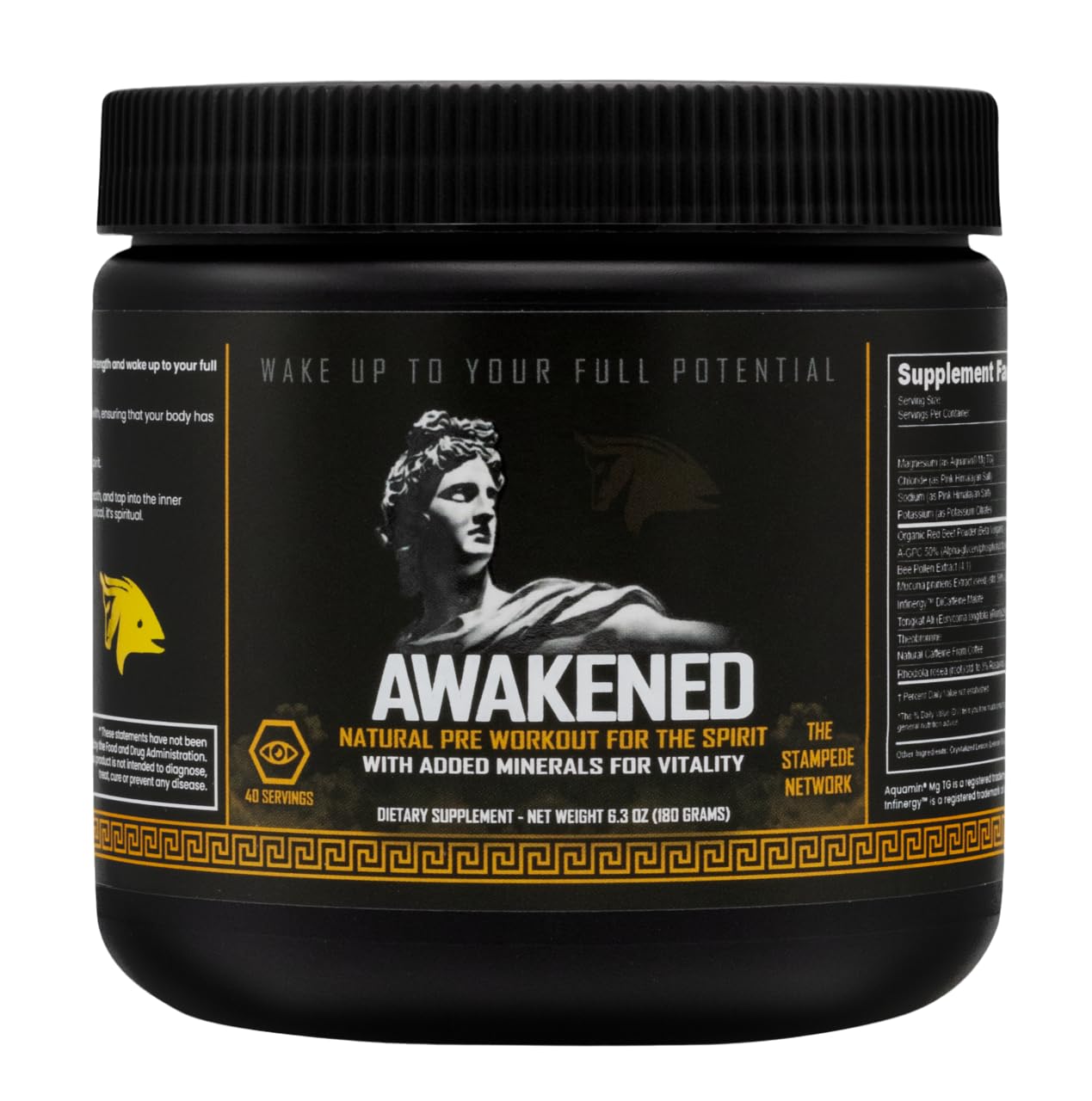 Amazon.com: Awakened Natural Pre Workout Powder 12-in-1