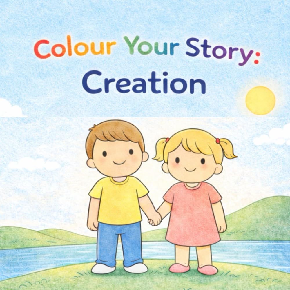Colour Your Story: Creation: A Gentle Coloring Book for Little Hands