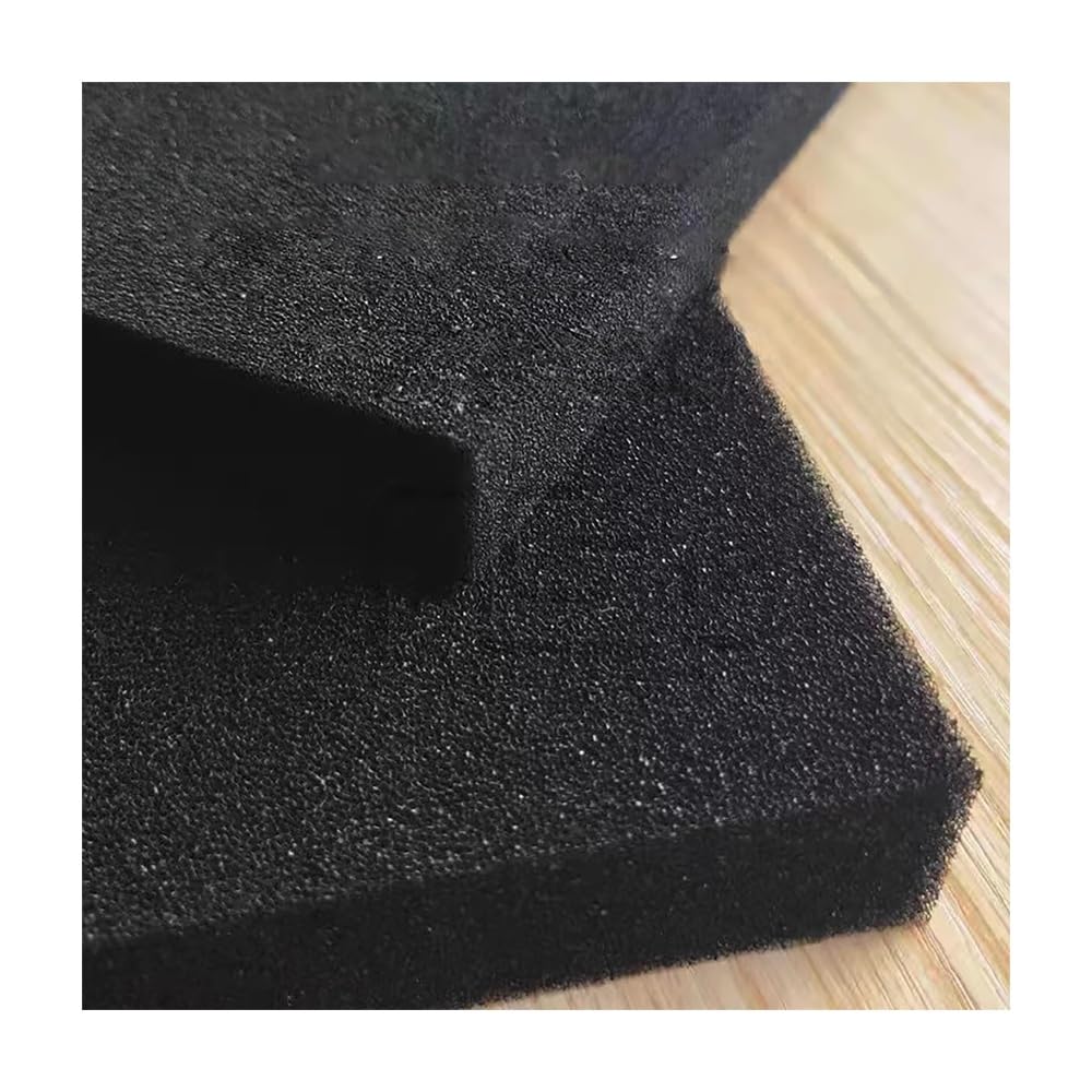 Schiuma Antishock Ad Alta Densità, Tagliabile Per Foderare Casse Degli Attrezzi (1 Pezzo) - Spessore 1-10cm, Nero(L50cm x W30cm,Thick 5cm)