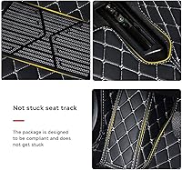 Vista 4 de MELKEN Alfombrillas de automóvil aptas para estilo personalizado dedicado, de lujo, protección para todo tipo de clima, forros para todo el Negro