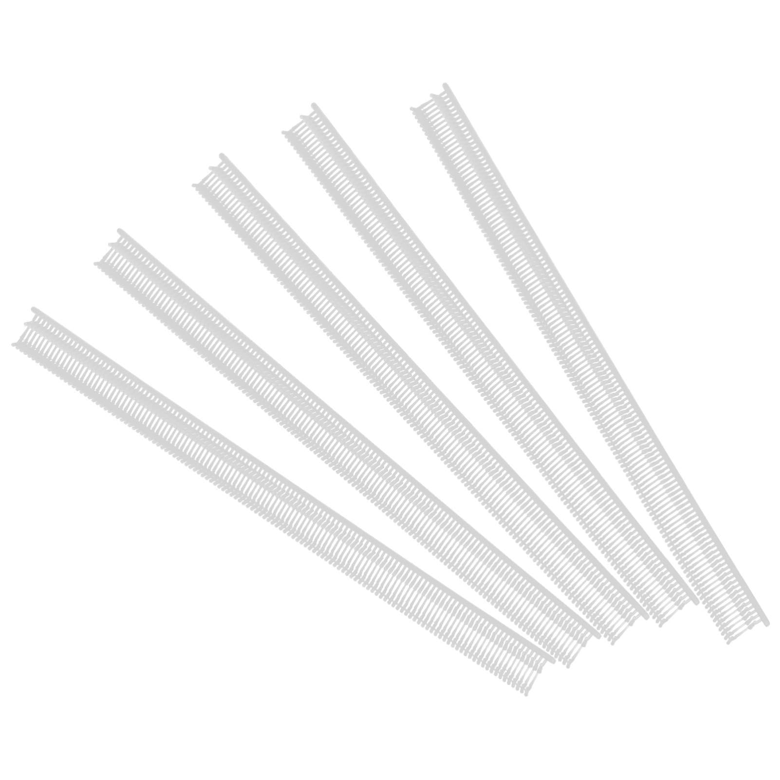 NUOBESTY 5 Boîtes D'Étiquettes D'Aiguilles en Plastique Fin en Forme De I Onglets d'emballage De Chaussettes Accessoires pour Vêtements Nylon