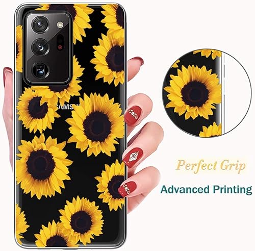 Miniatura 3 de Zoeirc Funda para Galaxy Note 20 Ultra 5Gpara Samsung Note 20 Ultra, funda transparente para niñas, funda protectora de TPU suave para Samsung