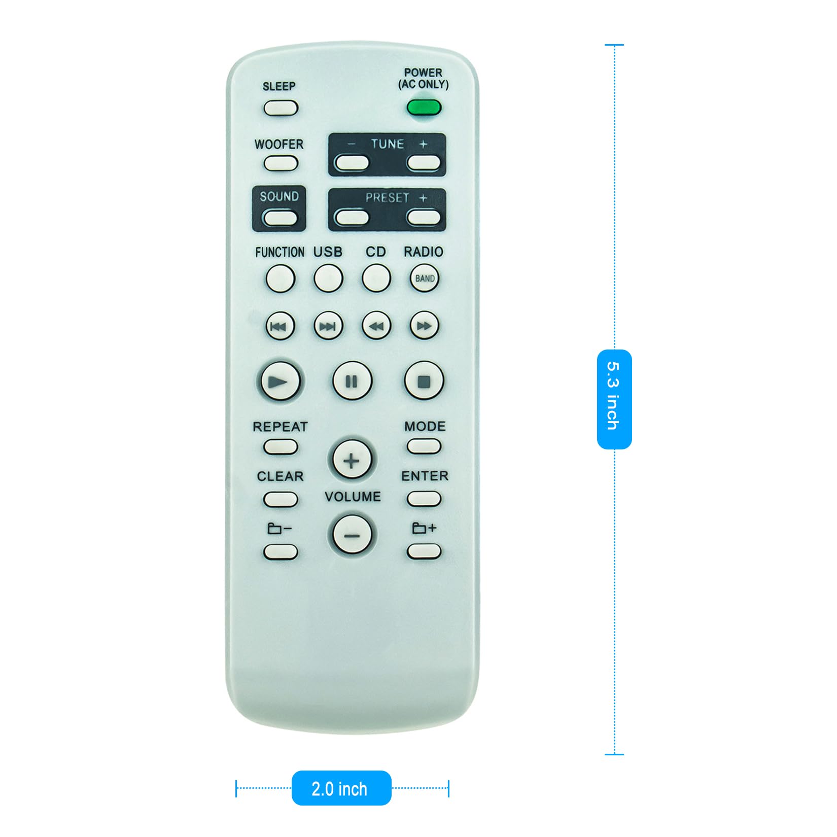 SONY CD・カセットデッキ用リモコン SONY カセットデッキ用リモコン RM-99 整備済 TO01 - メルカリ